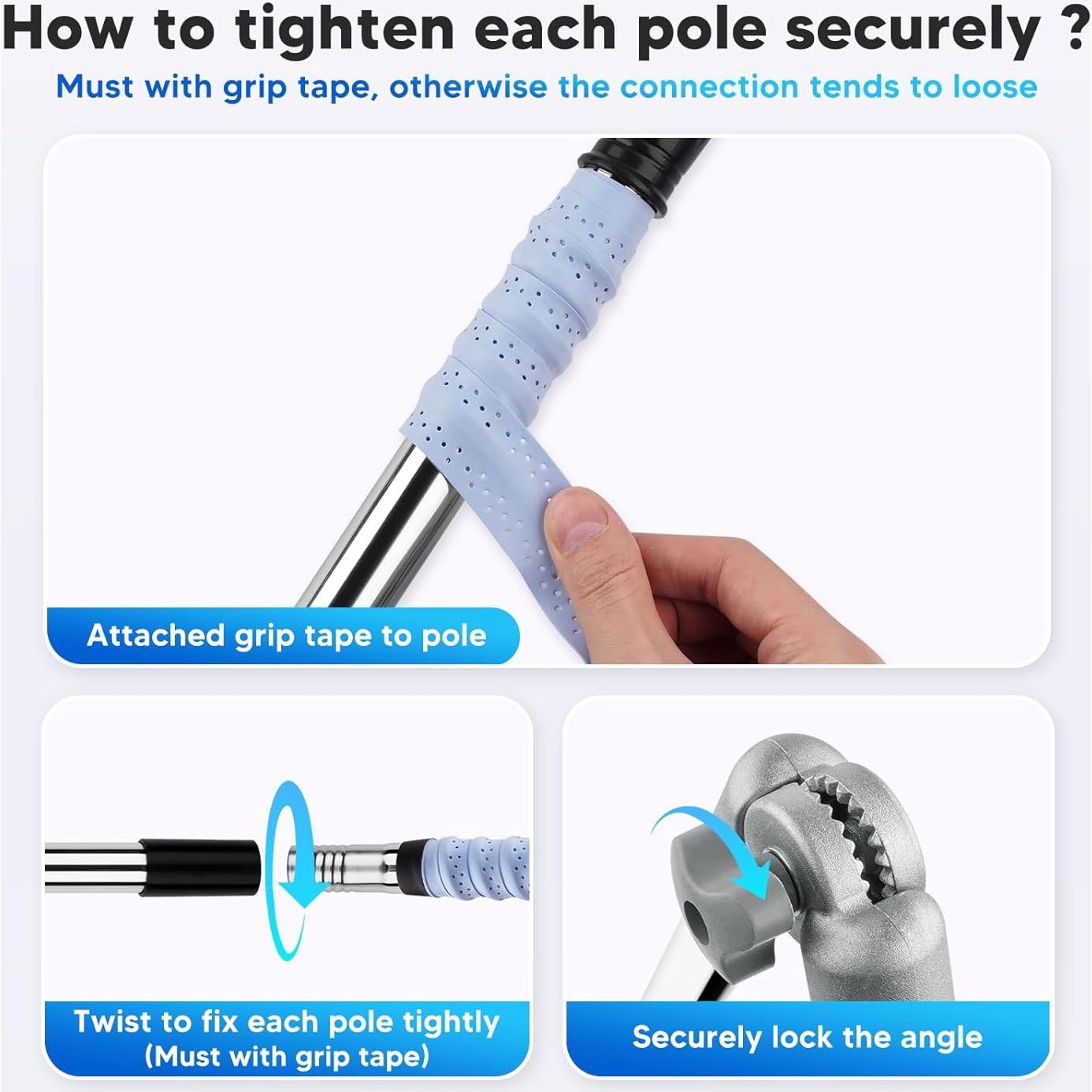 Herramienta de limpieza de canalones Automiim 3.6m con cepillo