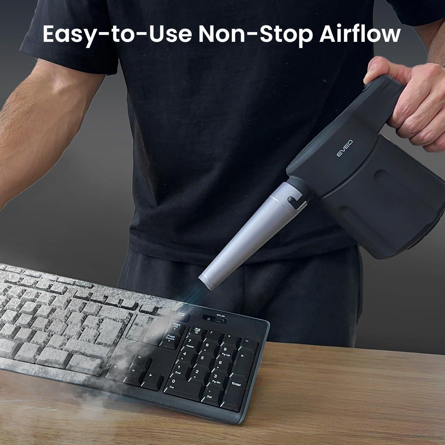 Soplador de Aire Eléctrico EVEO AirMaster AX 350W - Limpieza PC