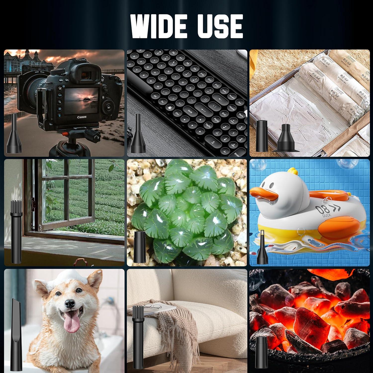 Soplador de Aire Comprimido CAGIWIRU Black01 3 Velocidades