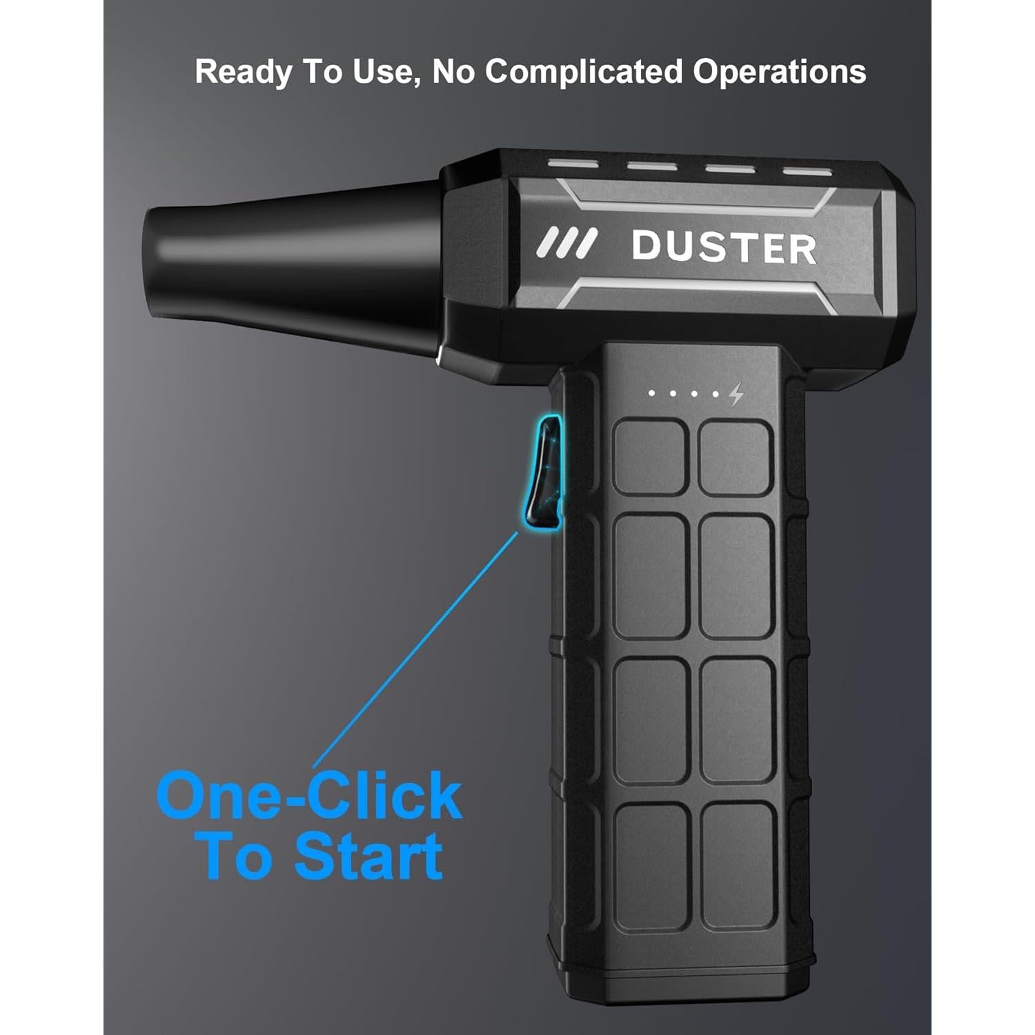 Soplador de Aire Comprimido EOUMJE W08 Recargable 230g