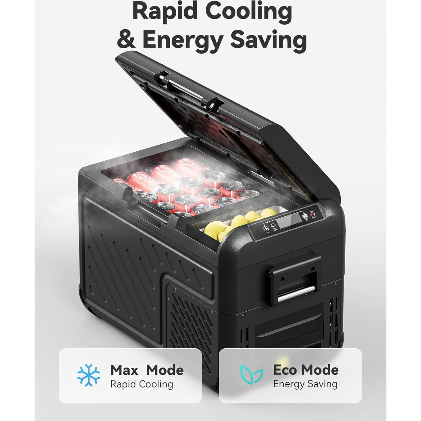 Refrigerador Portátil WOLFBOX 26QT 12V para Coche y Camping