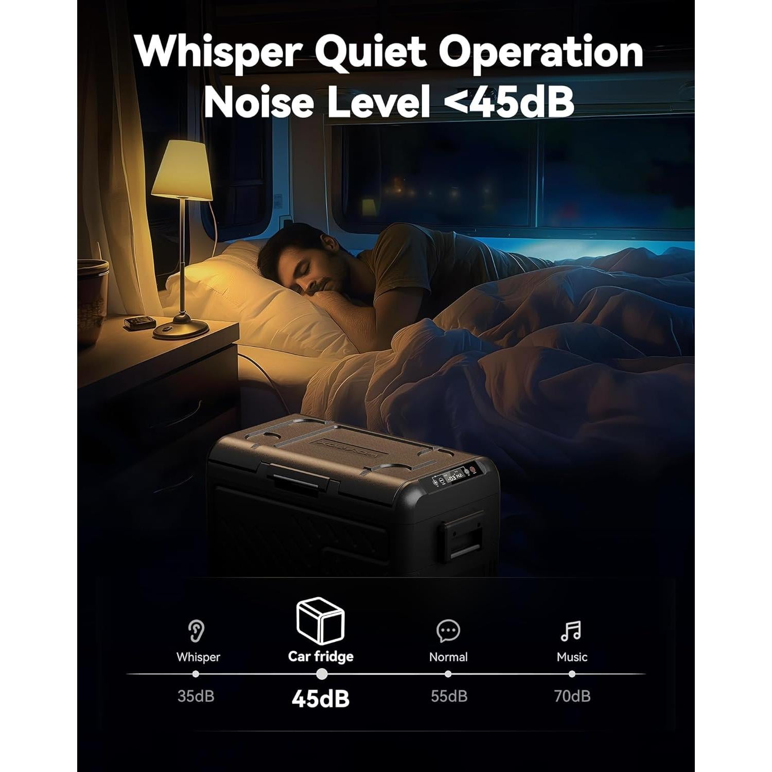 Refrigerador Portátil WOLFBOX 26QT 12V para Coche y Camping