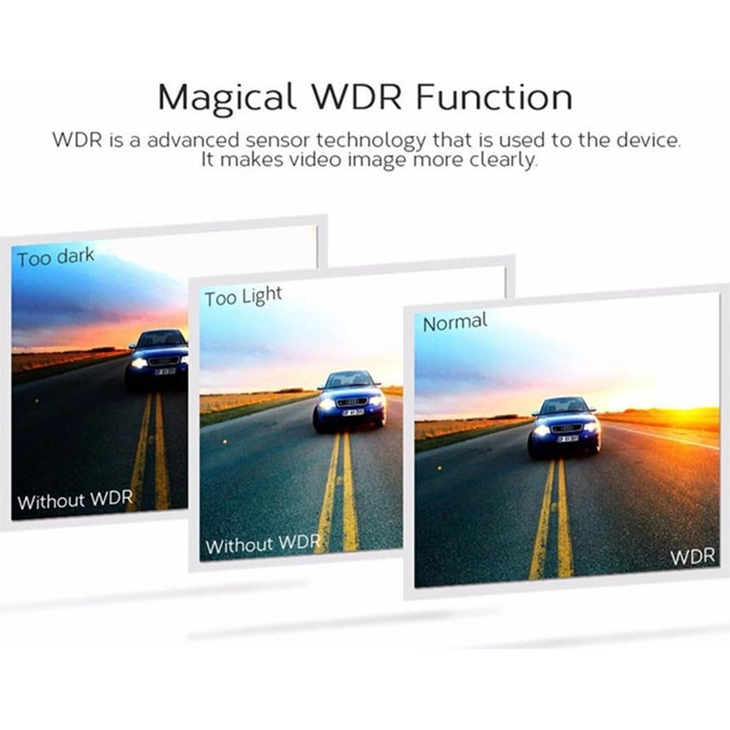 Grabadora de Video para Espejo Retrovisor Jinyue 4.3" HD Doble Lente