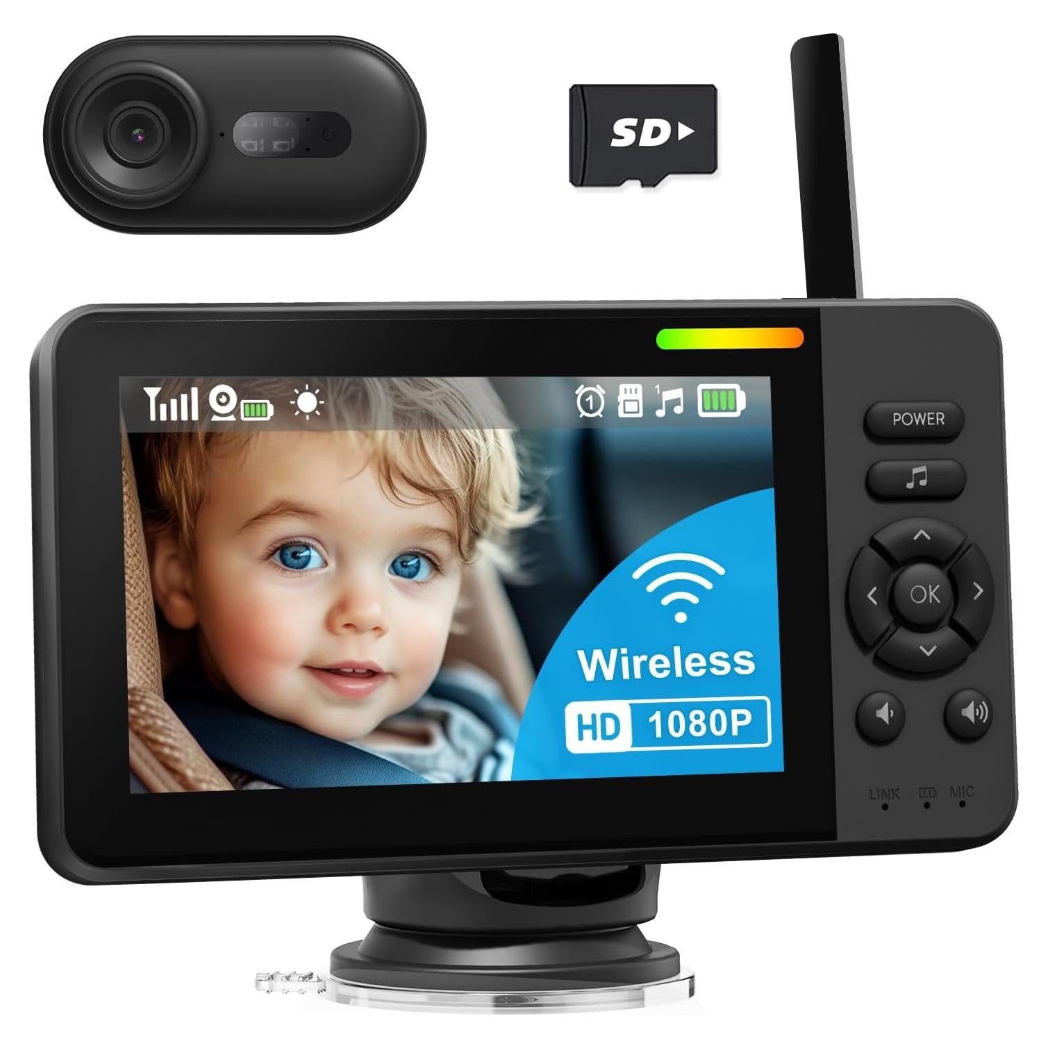 Cámara de Coche Inalámbrica TinyShield HD 1080P con Visión Nocturna