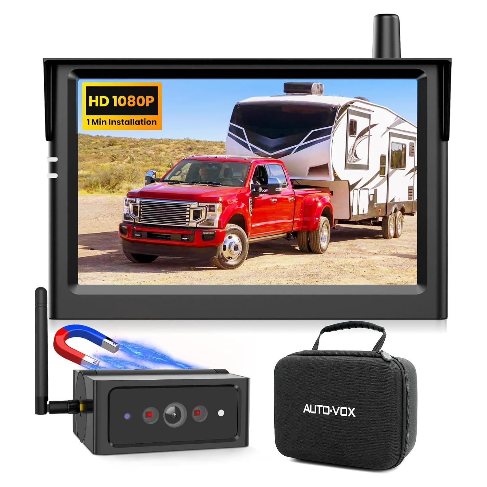 Cámara de Respaldo Inalámbrica AUTO VOX S4B-N 1080P HD