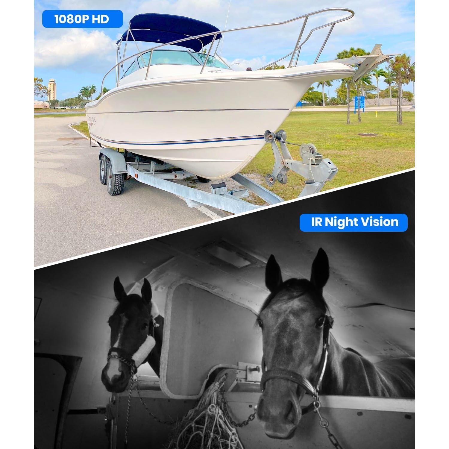 Cámara de Respaldo Inalámbrica AUTO VOX S4B-N 1080P HD