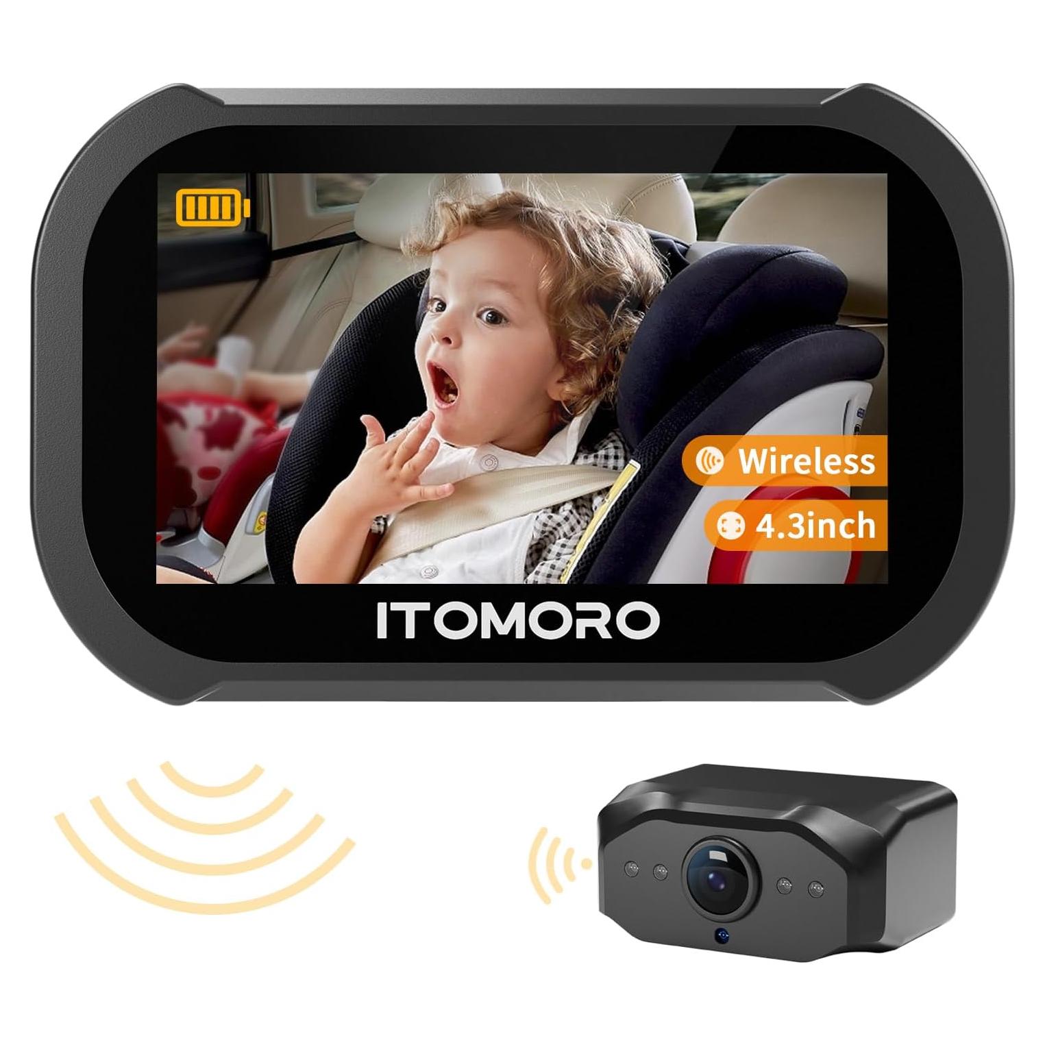 Cámara Inalámbrica para Bebés Itomoro 1080P con Monitor
