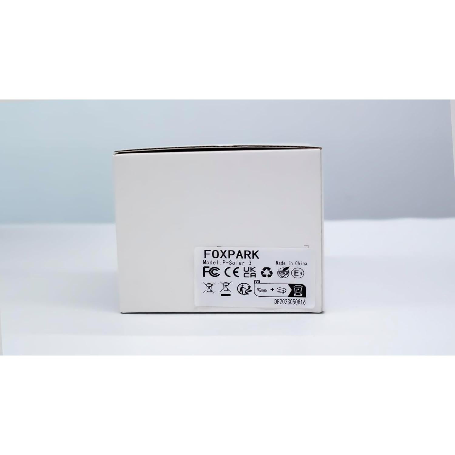 Cámara de Respaldo Inalámbrica Solar Foxpark 1080P IP69