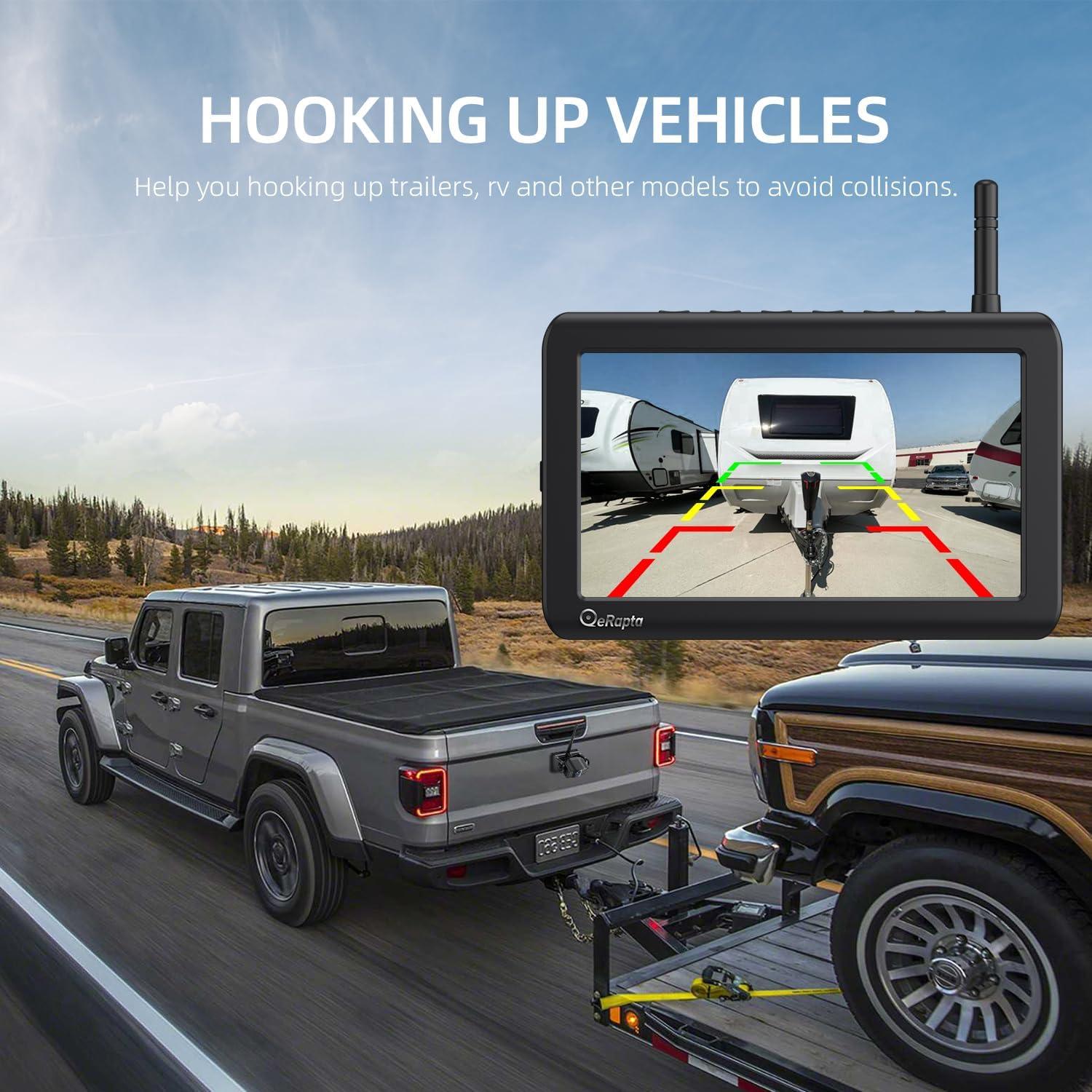 Cámara de Respaldo Inalámbrica eRapta ACT501 5" FHD 1080P