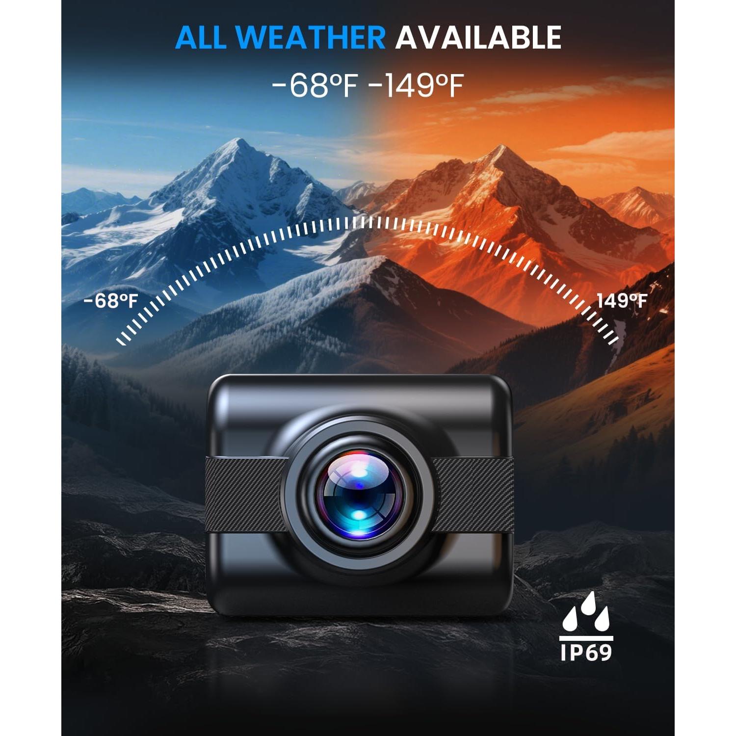 Cámara de Respaldo Inalámbrica AUTO-VOX T1400AW HD 4.3"