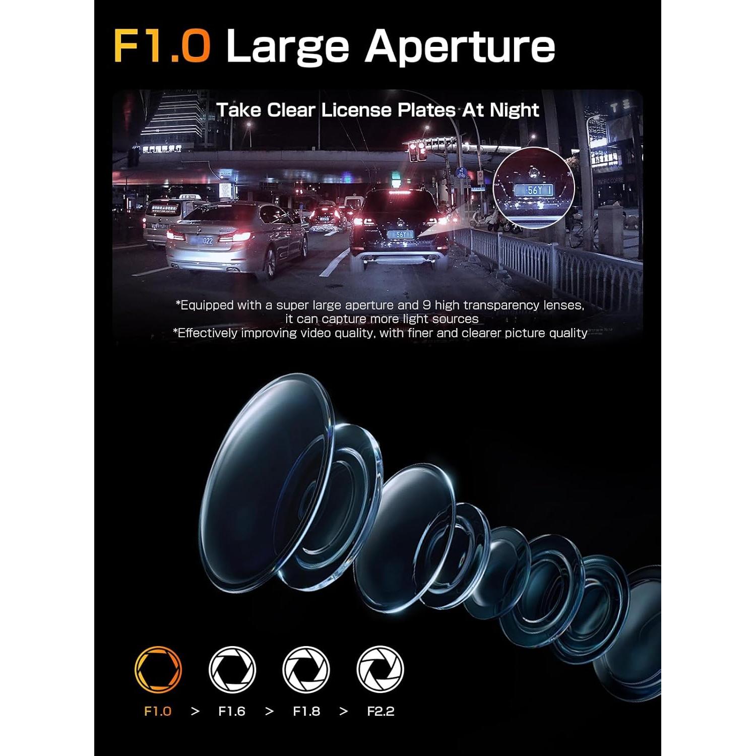 Cámara de Espejo Retrovisor AKEEYO NV-X 12" con GPS y Visión Nocturna