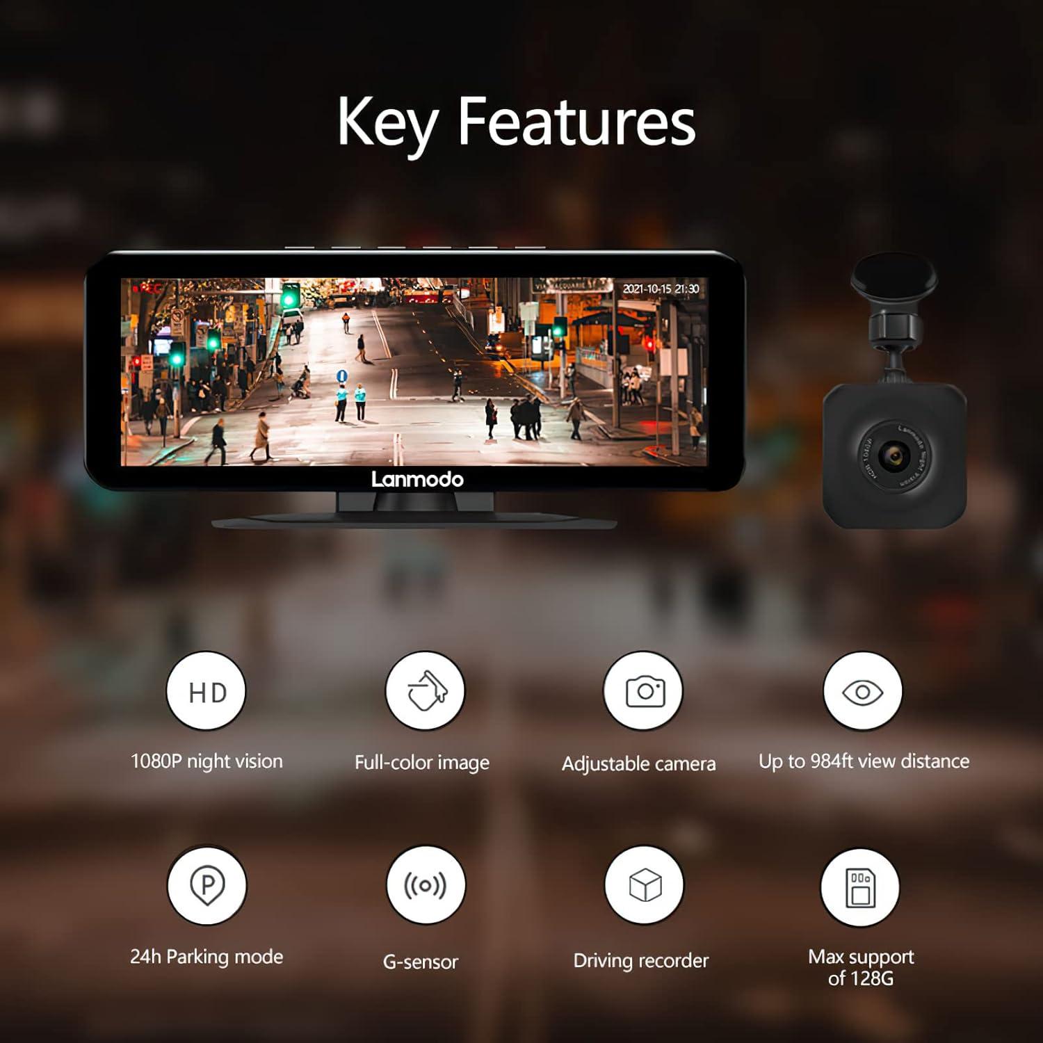 Cámara de Visión Nocturna LANMODO Vast M1 con Pantalla FHD 8"