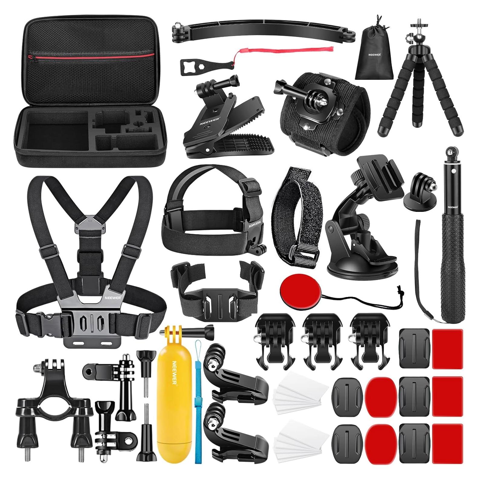 Kit de Accesorios para Cámara de Acción NEEWER 50 en 1