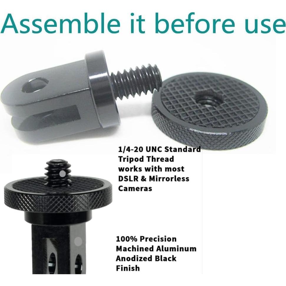 Adaptador de Trípode de Aluminio VIZEMO Tipo A 1/4"-20