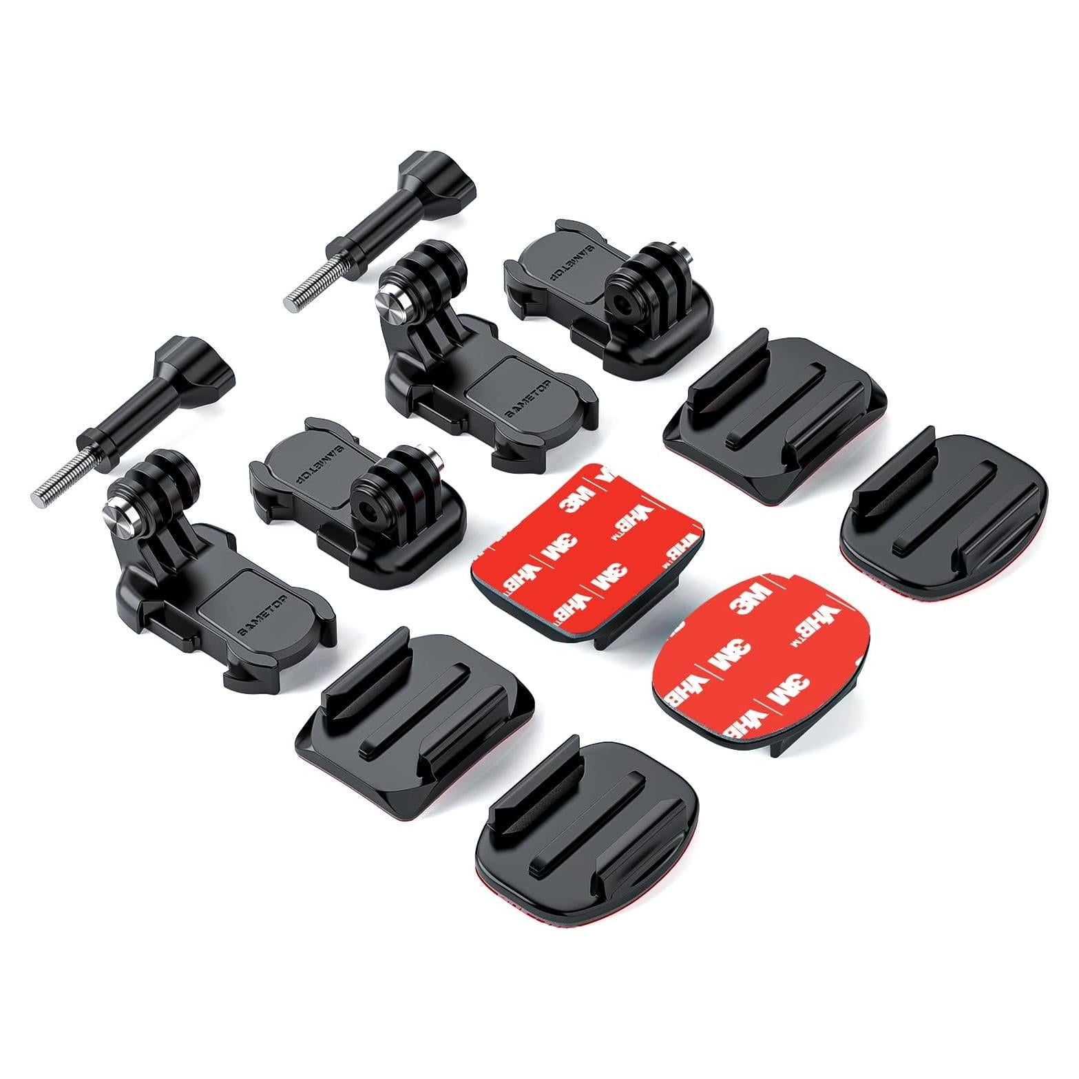 Kit de Montaje Adhesivo 12 en 1 Sametop para GoPro y DJI