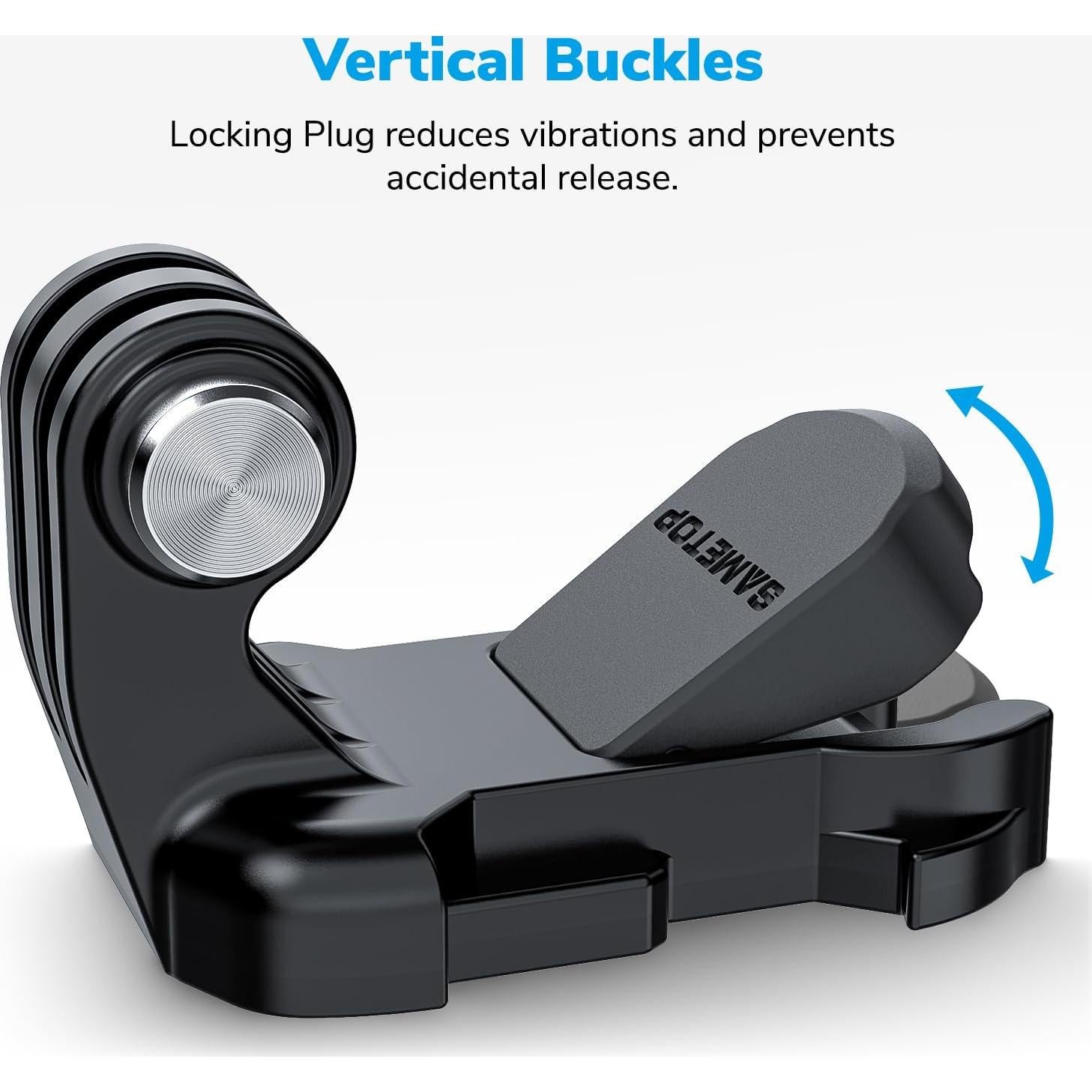 Kit de Montaje Adhesivo 12 en 1 Sametop para GoPro y DJI