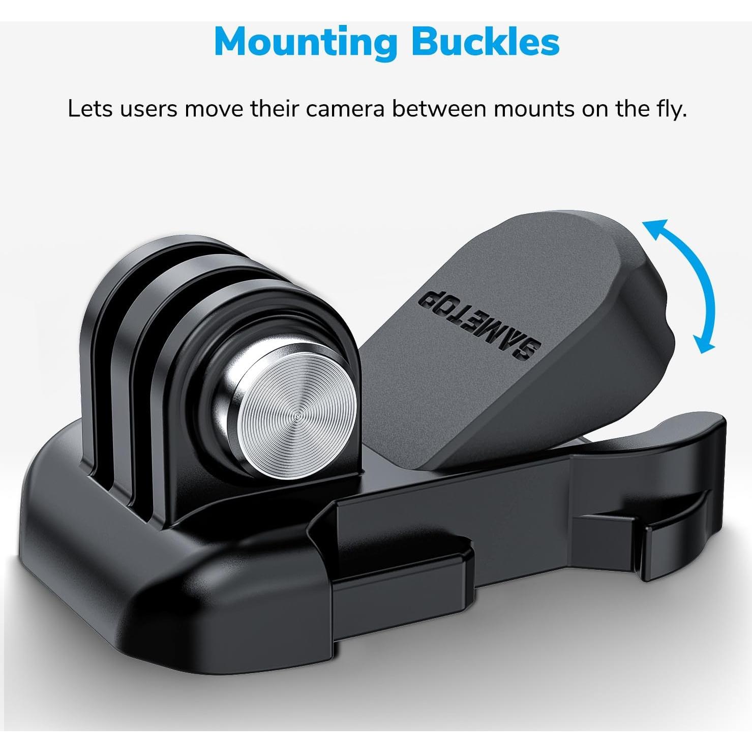 Kit de Montaje Adhesivo 12 en 1 Sametop para GoPro y DJI