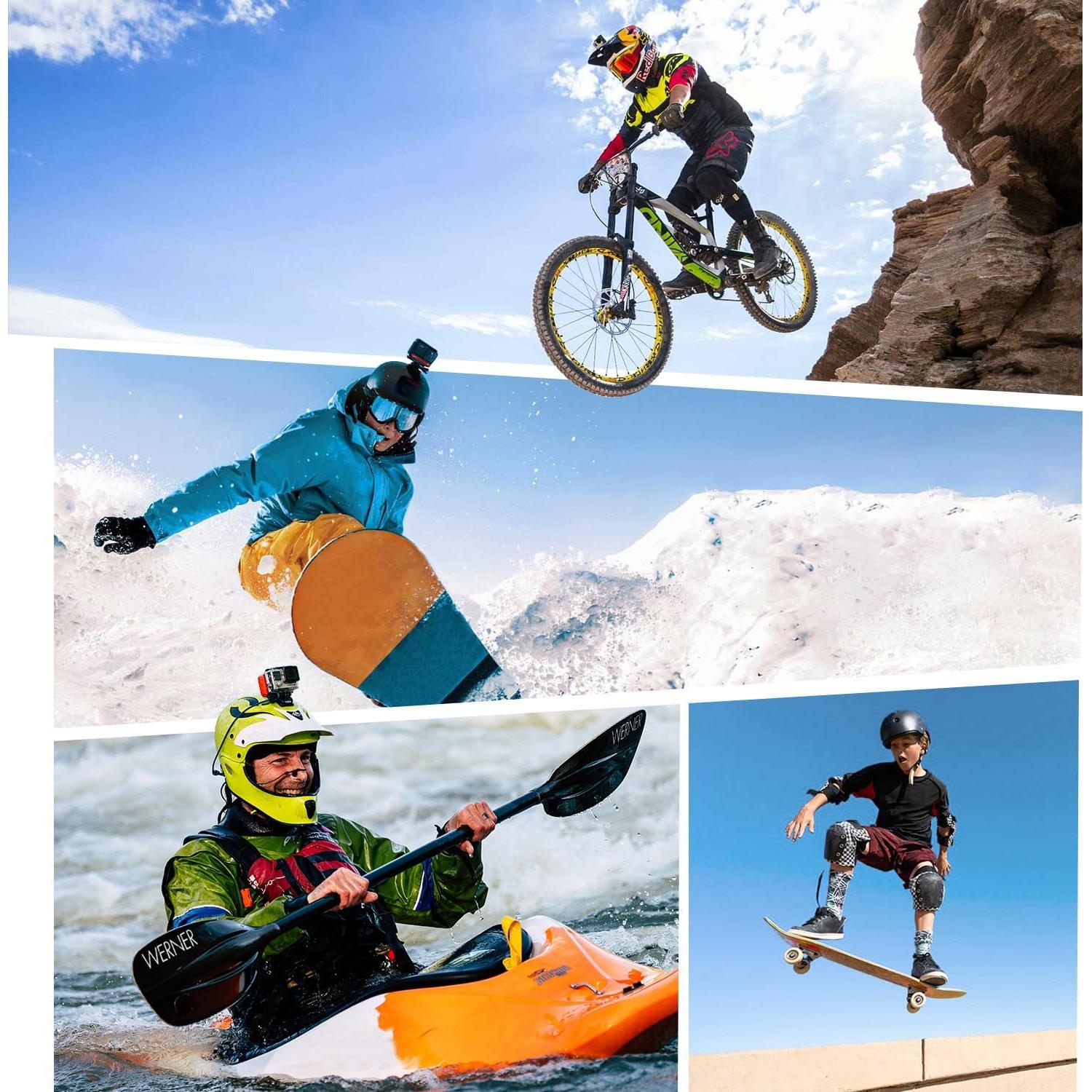 Kit de Montaje Adhesivo 12 en 1 Sametop para GoPro y DJI