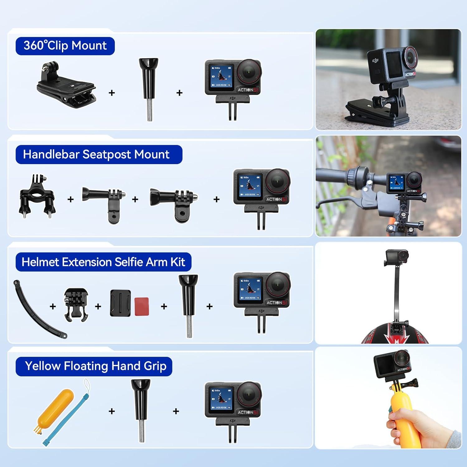 Cámara de Acción DJI Osmo Action 5 Pro Combo 4K 120fps