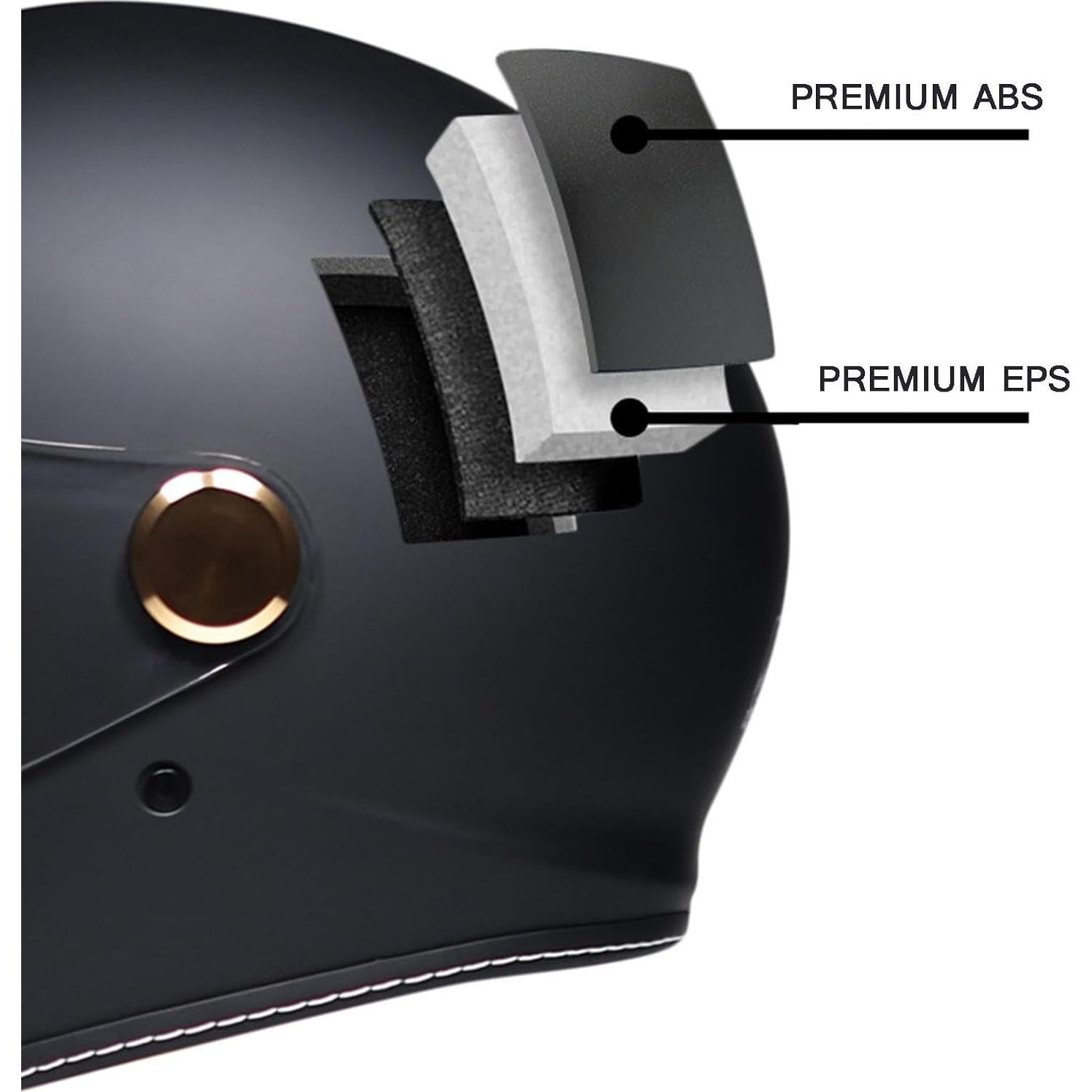 Casco Jet MDXDKJ Unisex L=59-60cm ABS ECE DOT