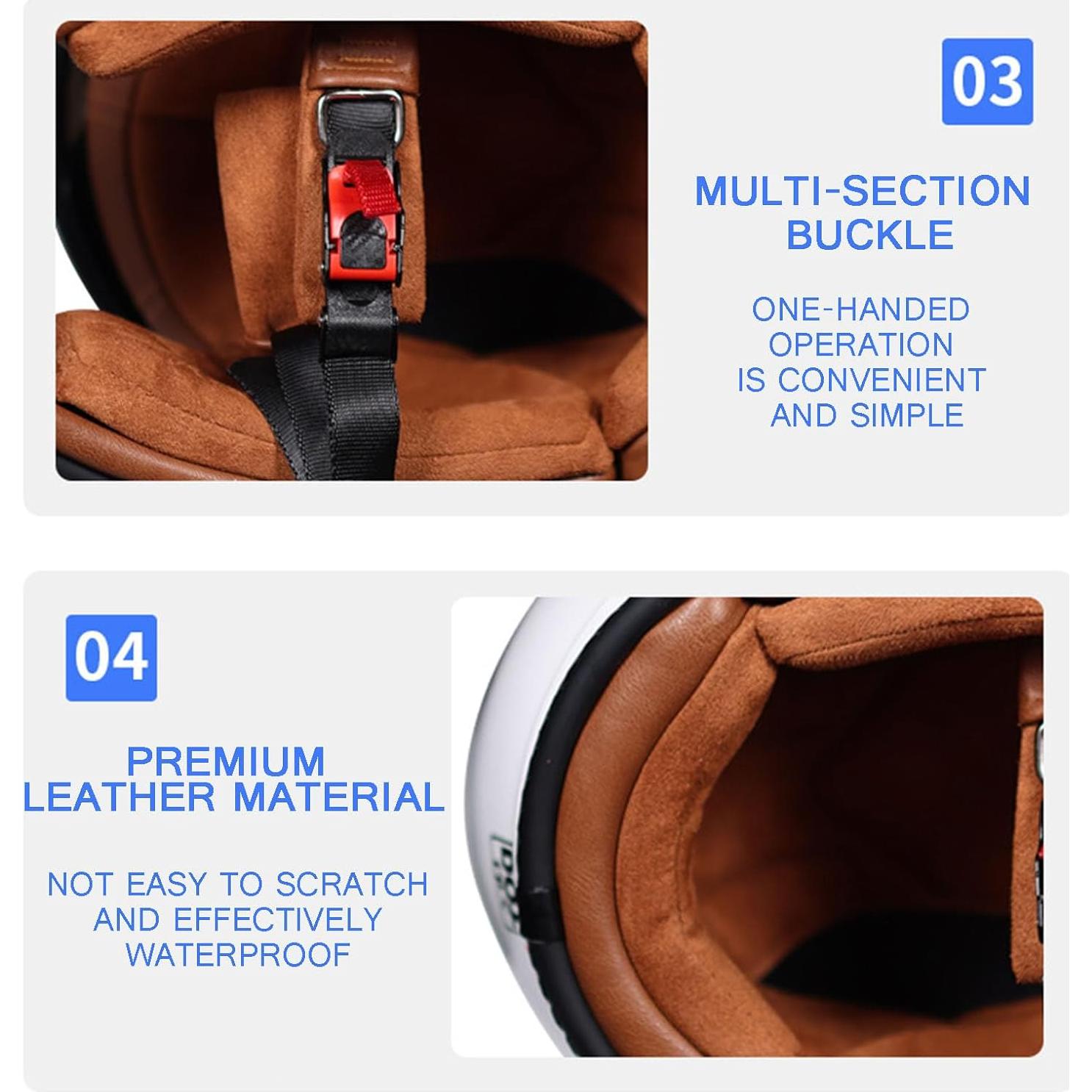 Casco Jet MDXDKJ Unisex L=59-60cm ABS ECE DOT