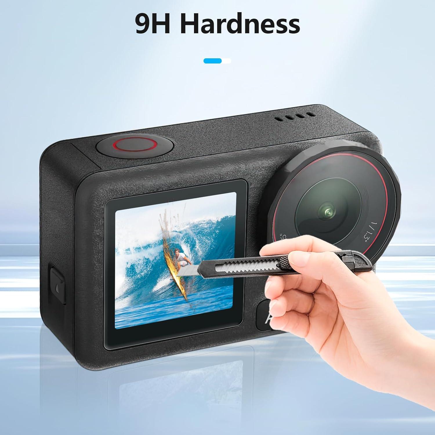 Protector de Pantalla y Lente DJI Osmo Action 5 Pro - Vidrio Templado 9H