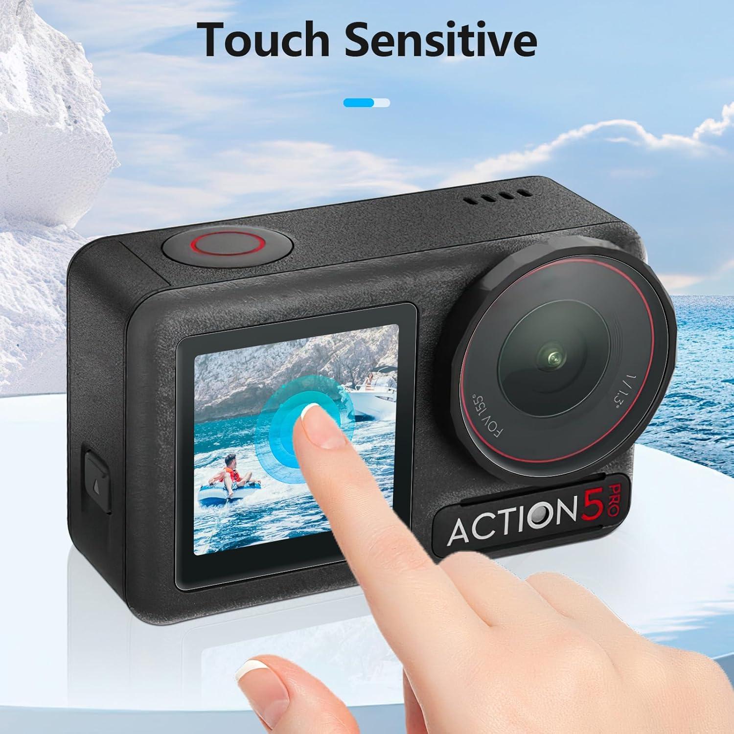 Protector de Pantalla y Lente DJI Osmo Action 5 Pro - Vidrio Templado 9H