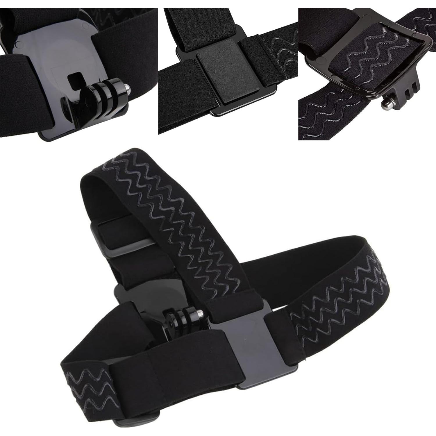 Elastic Mount Extendable Head Belt flexible Strap Band + Adapter for Sony action cam HDR-AS100v AS30V AEE AS15 AS30 SJ1000 Sports Action Cam Camera Accessory