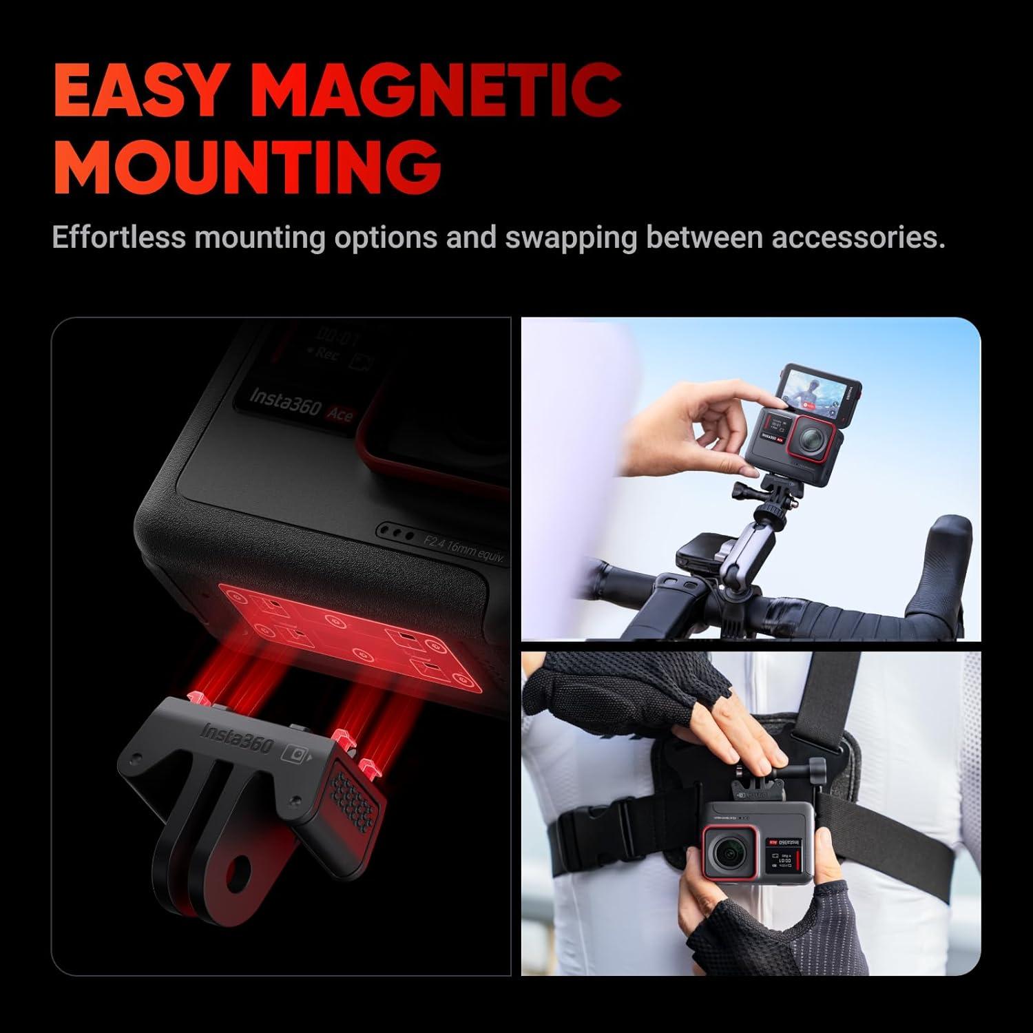 Cámara de Acción Insta360 Ace 4K 120fps Impermeable 48MP