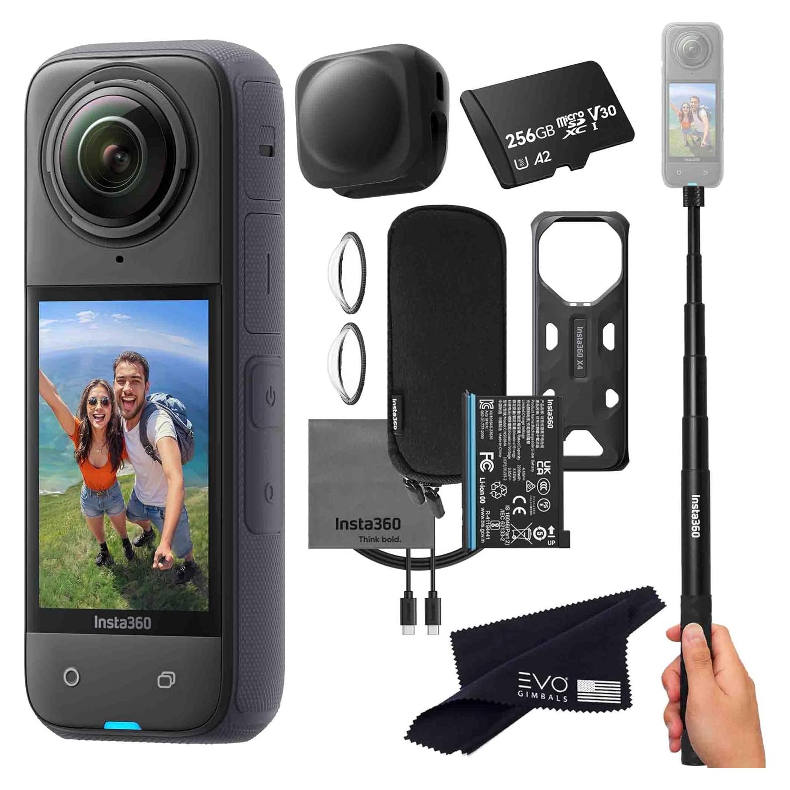 Cámara de Acción 360 Insta360 X4 8K con Estabilización y Selfie Stick