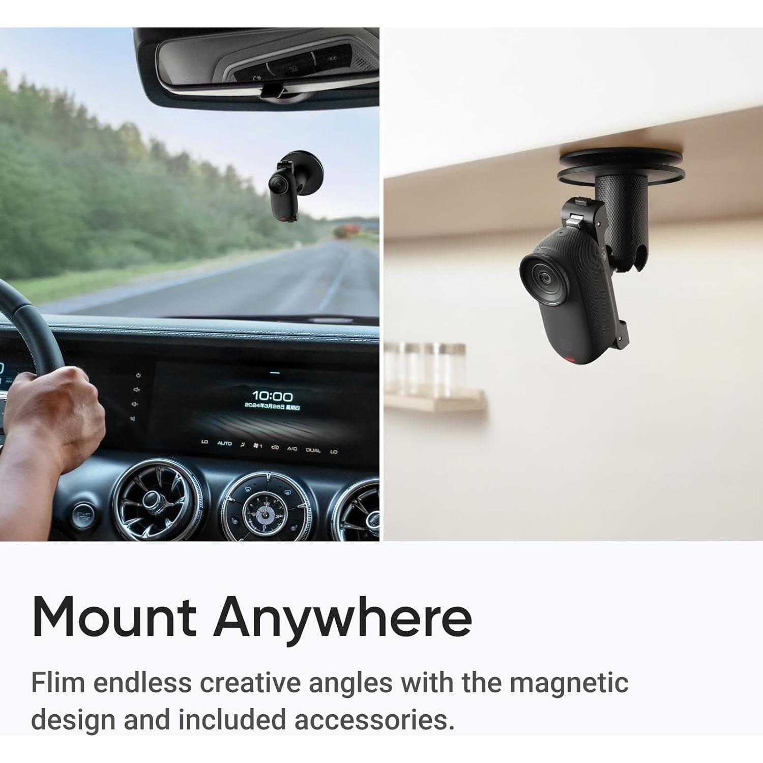 Cámara de acción Insta360 GO 3S 128GB Negra con trípode