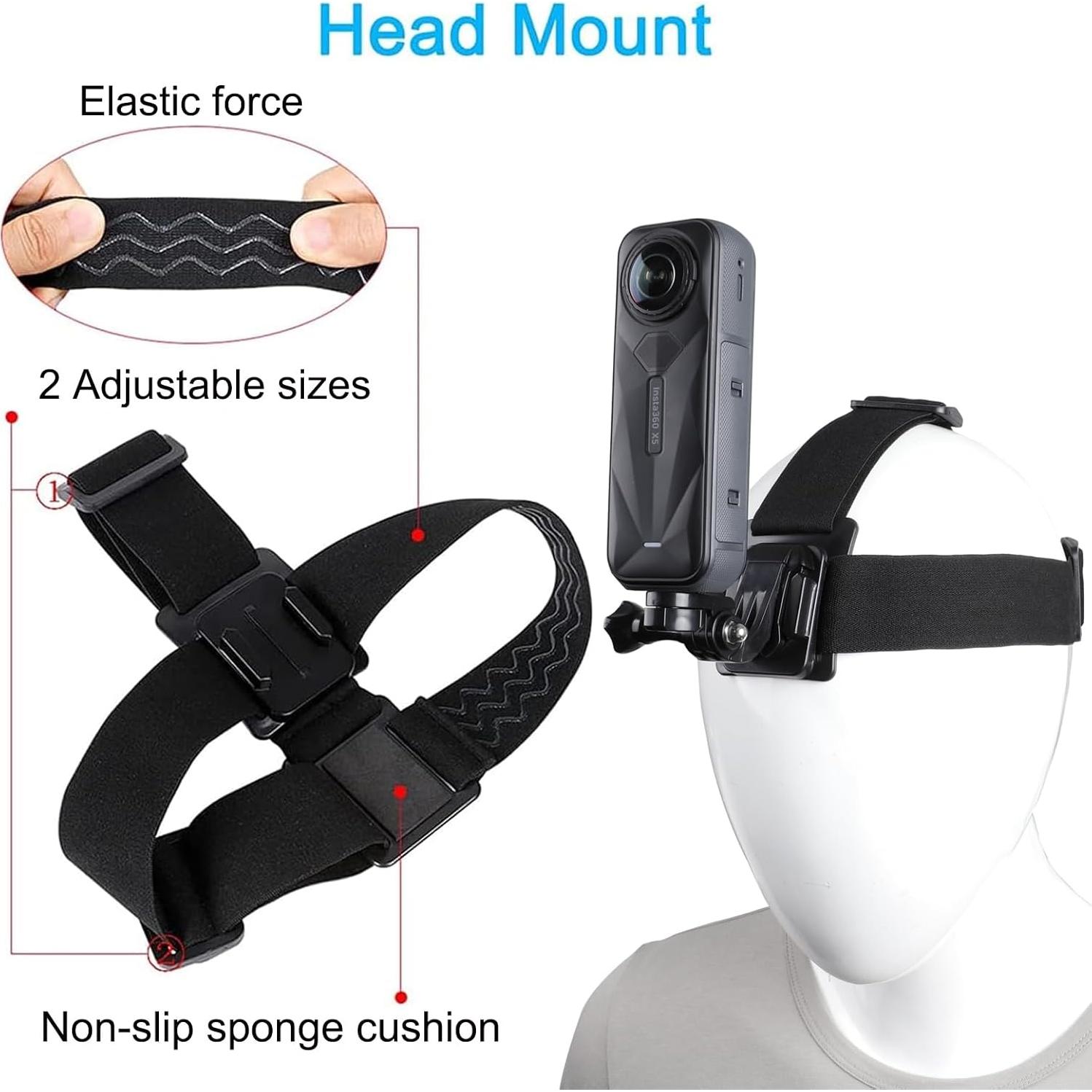 Kit de Accesorios para Cámaras de Acción Pellking - Insta360 y GoPro