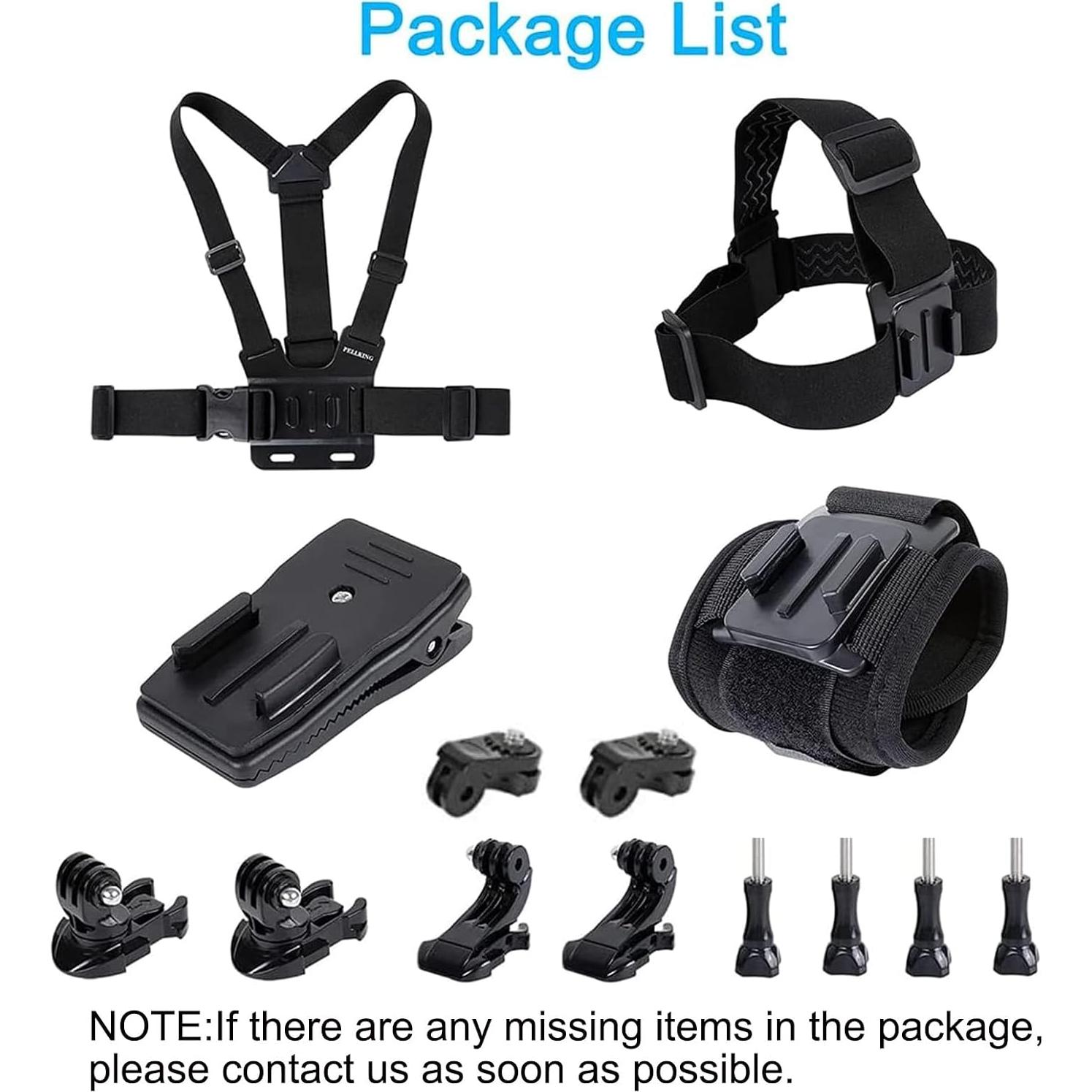 Kit de Accesorios para Cámaras de Acción Pellking - Insta360 y GoPro