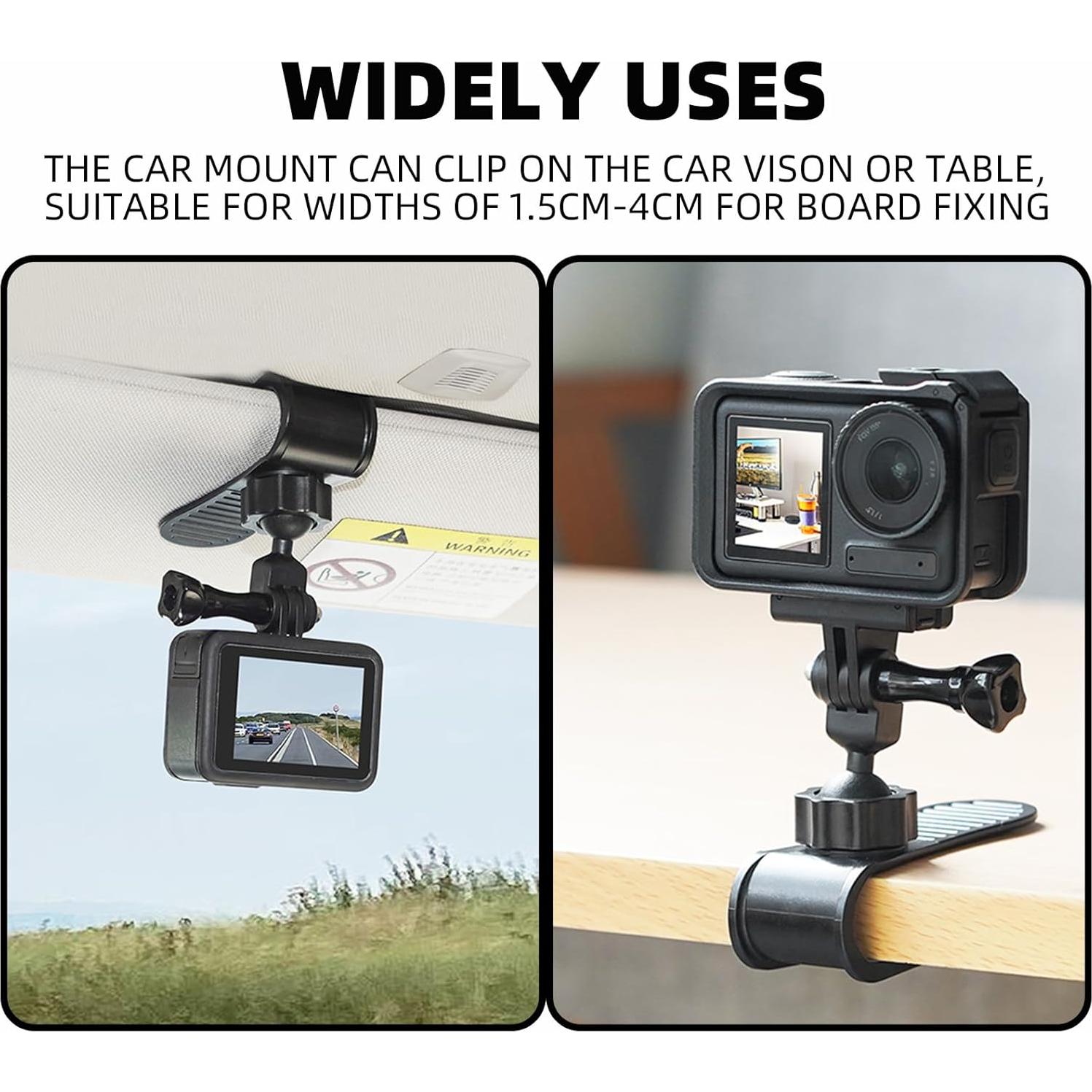 Soporte de Visera Solar para Coche Flymile CV1 - Compatible con GoPro e Insta360