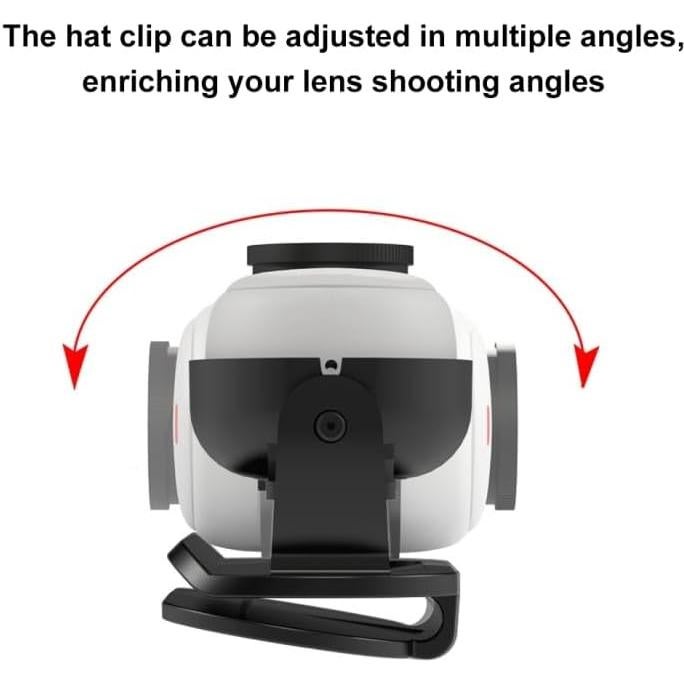 Clip Magnético PULUZ para Sombrero Insta360 GO3/GO 3S - Ligero y Ajustable