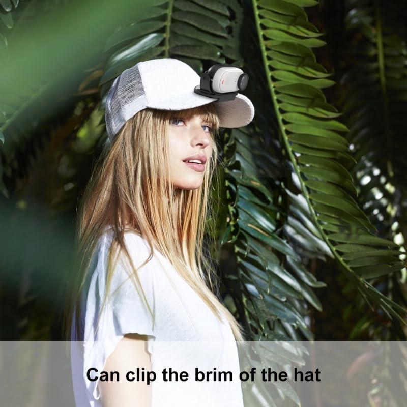 Clip Magnético PULUZ para Sombrero Insta360 GO3/GO 3S - Ligero y Ajustable