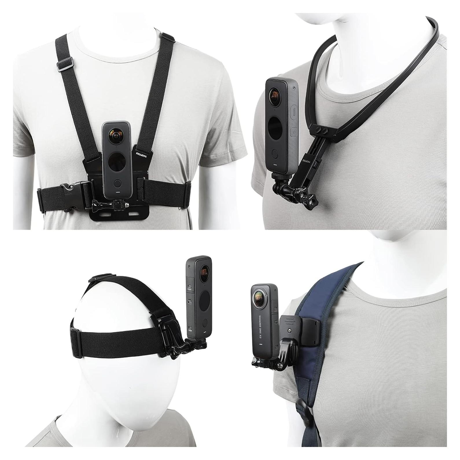 Kit de Accesorios PellKing para Insta360 One X5/X4/X3/X2 - Correas y Clips