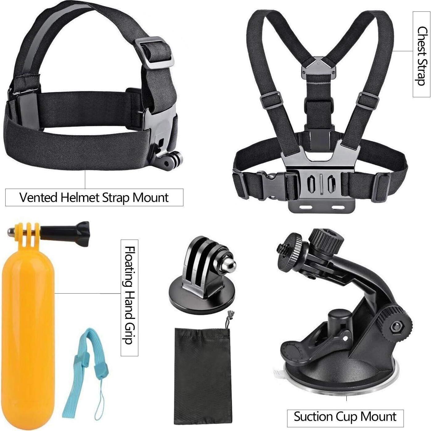 Kit de Accesorios 7 en 1 AKASO para Cámara de Acción