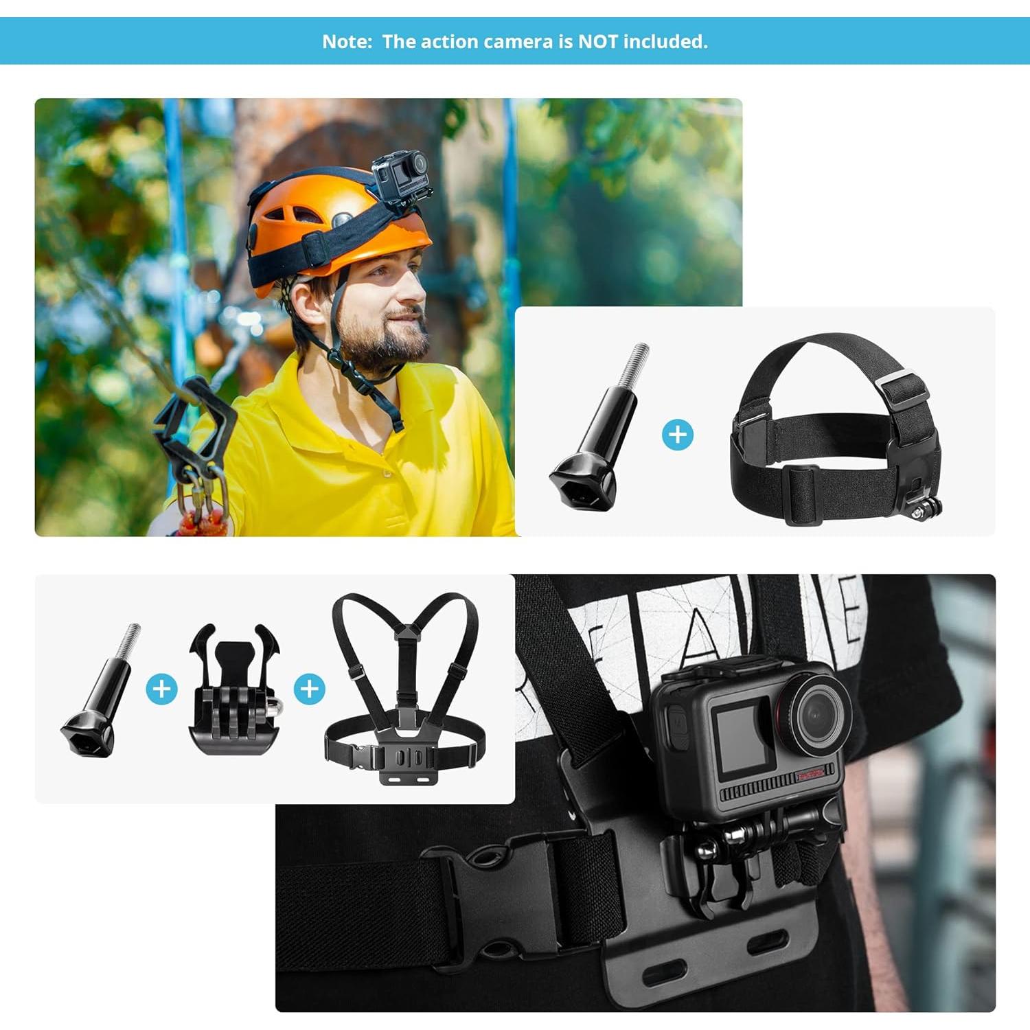 Cámara de Acción AKASO EK7000 4K 20MP con Accesorios 42 en 1