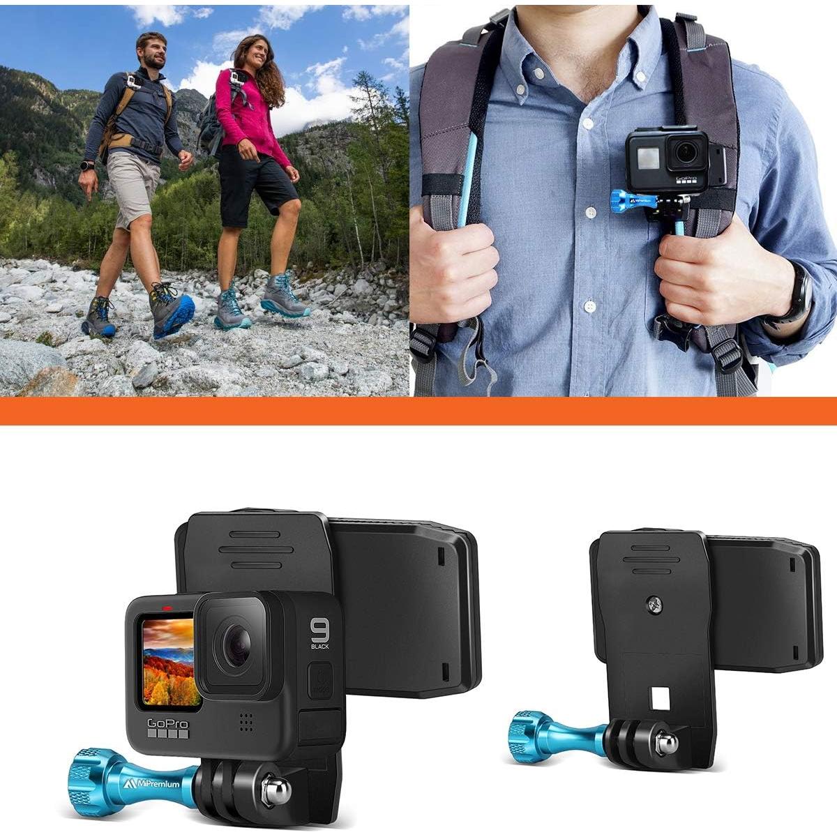 Clip de Montaje para Correa de Mochila MiPremium para GoPro