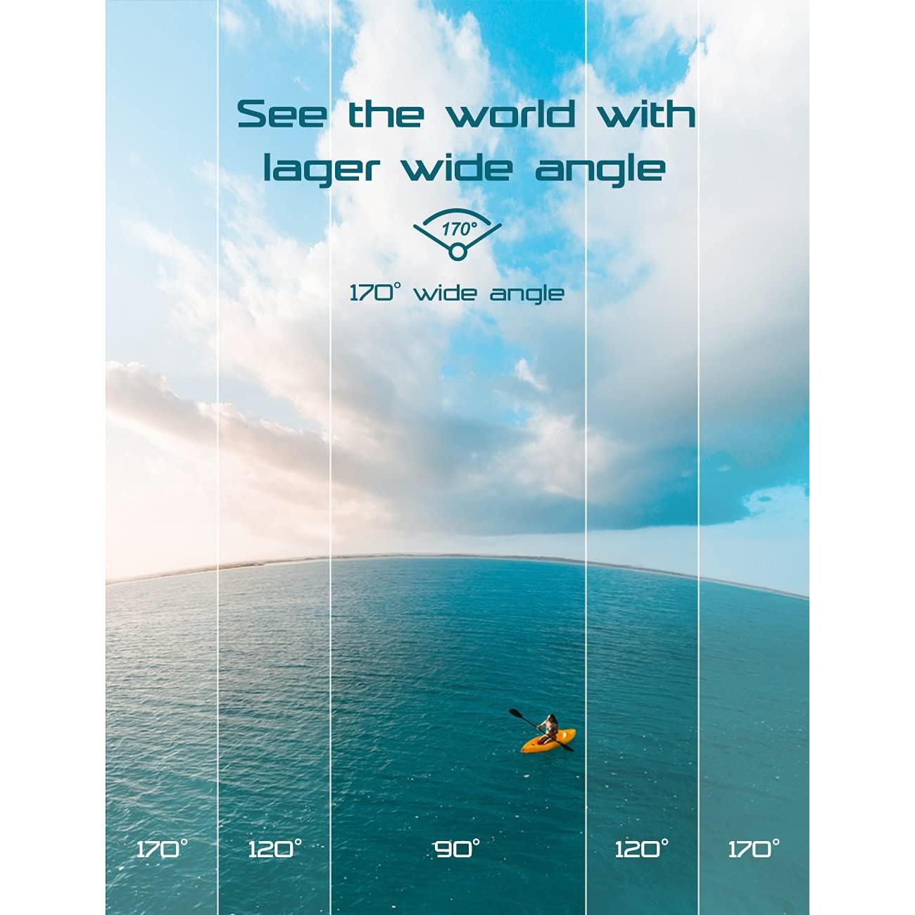 Cámara de Acción Apexcam M80AIR 4K 20MP con Tarjeta 64GB