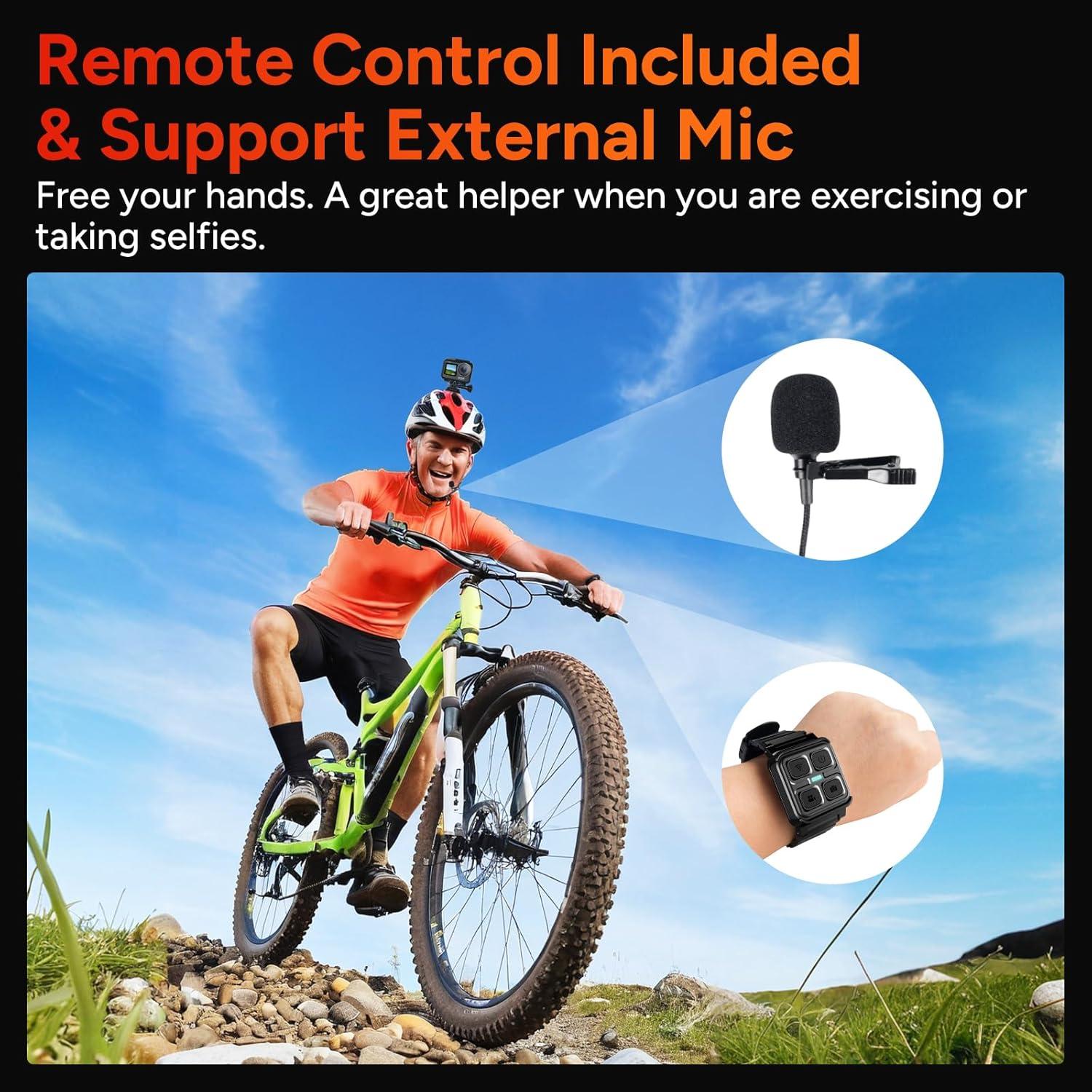 Cámara de acción SJCAM SJ10 Pro 4K 60fps impermeable