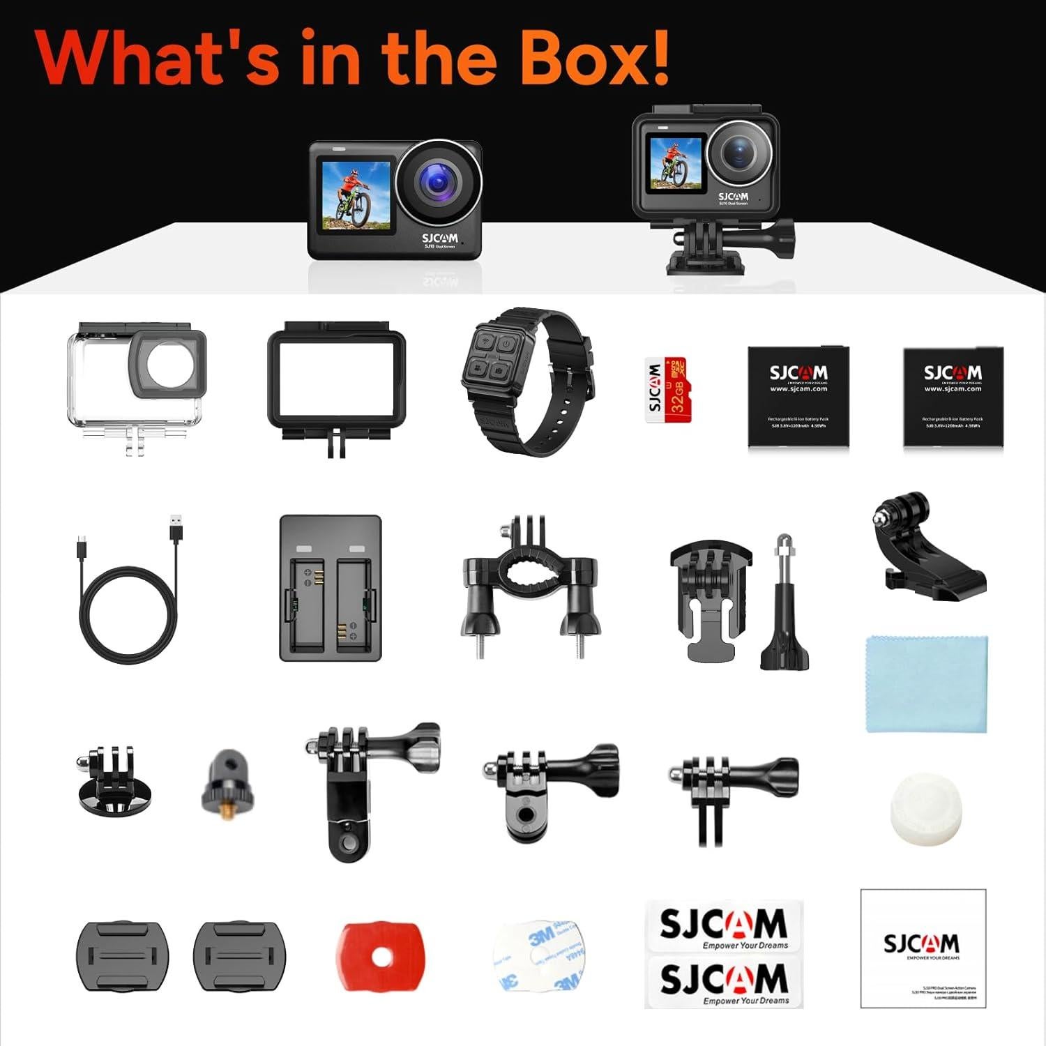 Cámara de acción SJCAM SJ10 Pro 4K 60fps impermeable