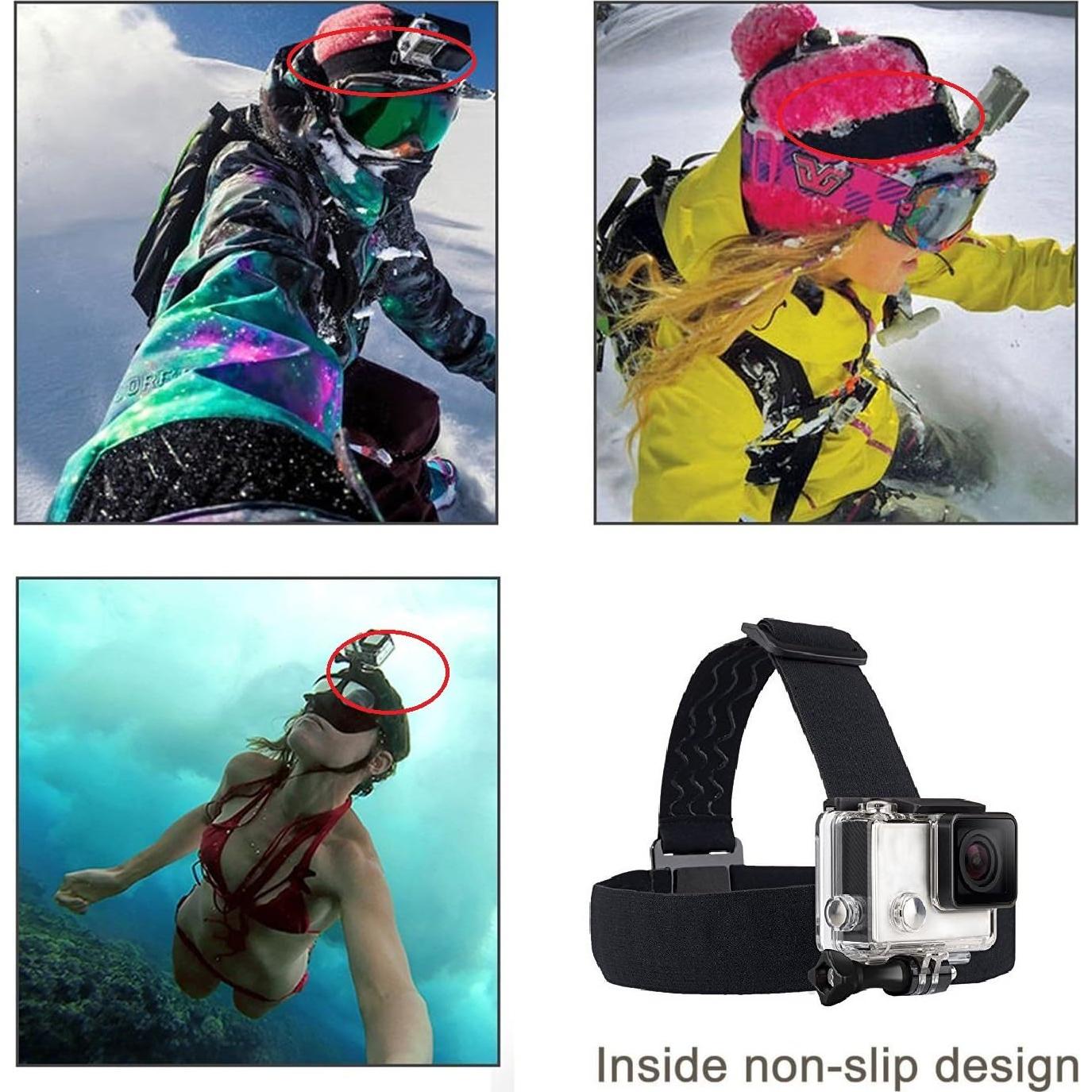 Correa de cabeza TEKCAM para cámara de acción Gopro Hero 13-7