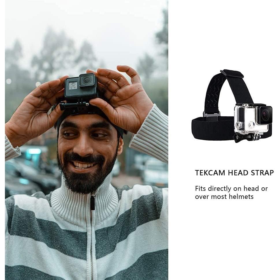 Correa de cabeza TEKCAM para cámara de acción Gopro Hero 13-7