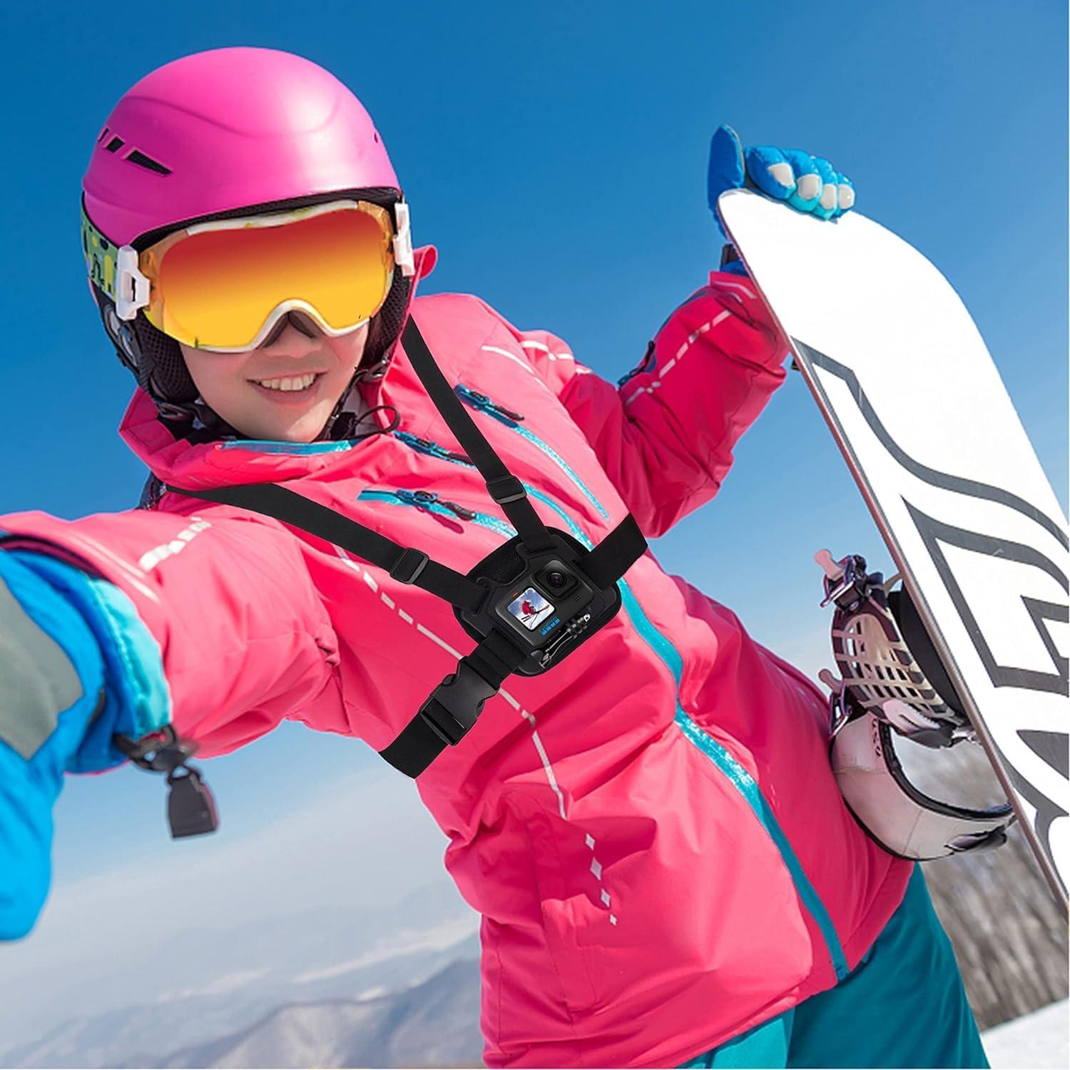 Soporte de Pecho Suptig Ajustable para Cámaras de Acción