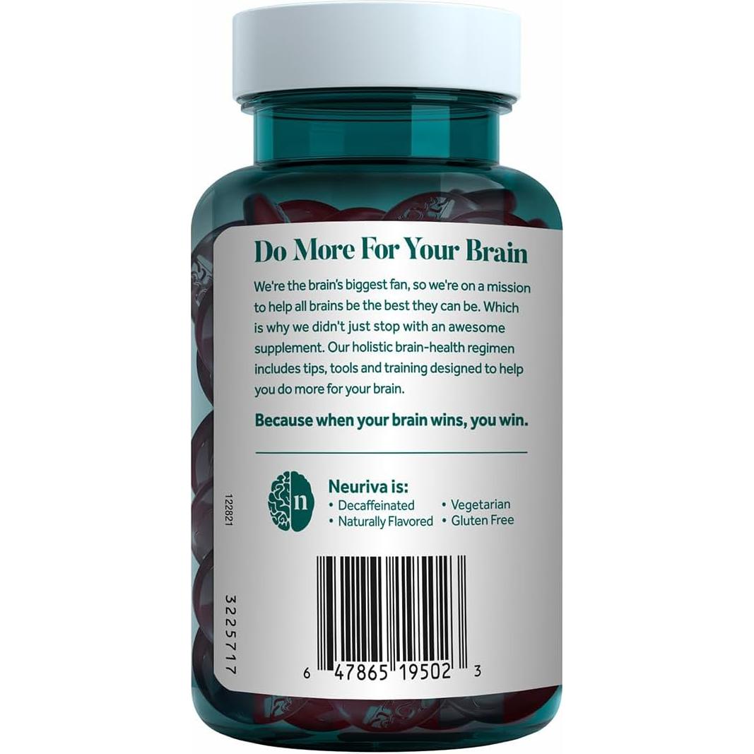 Neuriva Plus Gominolas Cerebrales 50ct - Enfoque y Memoria