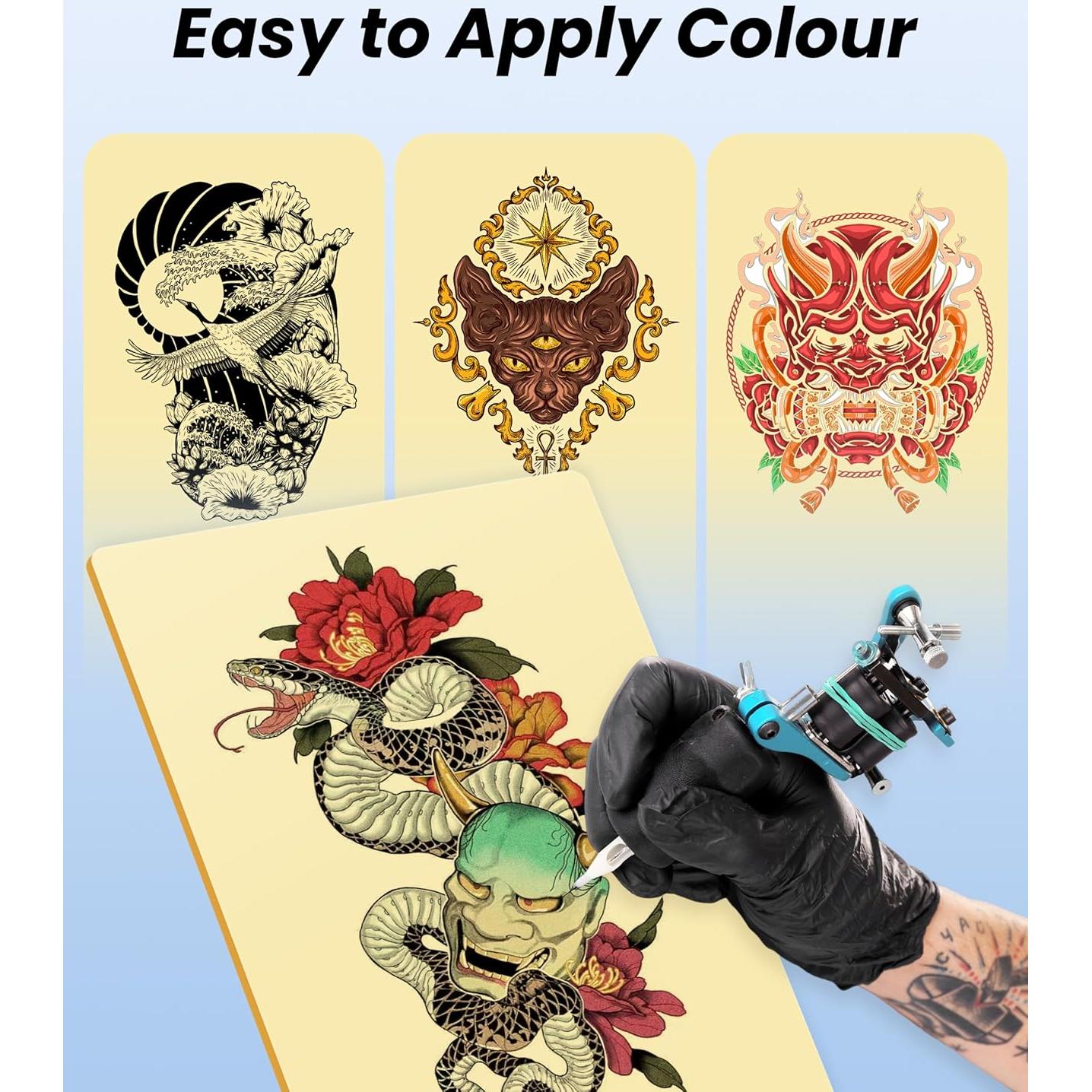 Piel Falsa de Tatuaje Phomemo 3MM - 5 Piezas 30.48x20.32cm