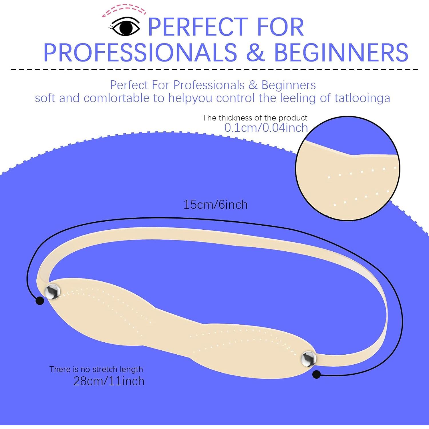 Cintas de Tatuaje de Cejas Maitys - 20 Piezas Silicona