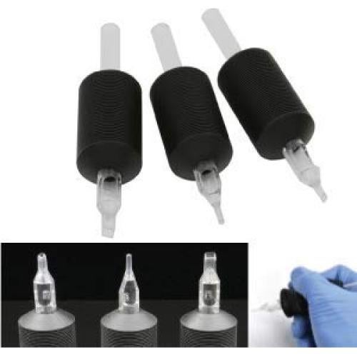 Agarre de Silicona Suave VORTEX 1.25" Negro Desechable 15pcs